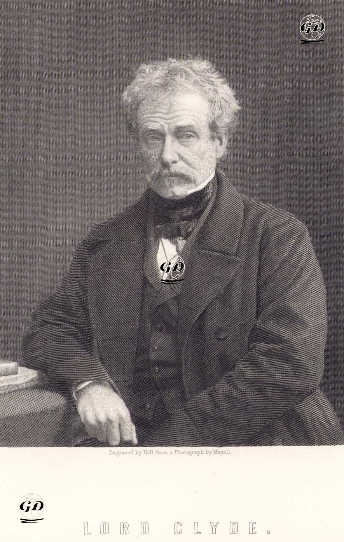 Lord Clyde - John Jabez Edwin Mayall (1813-1901) (Photographer) - 1870's