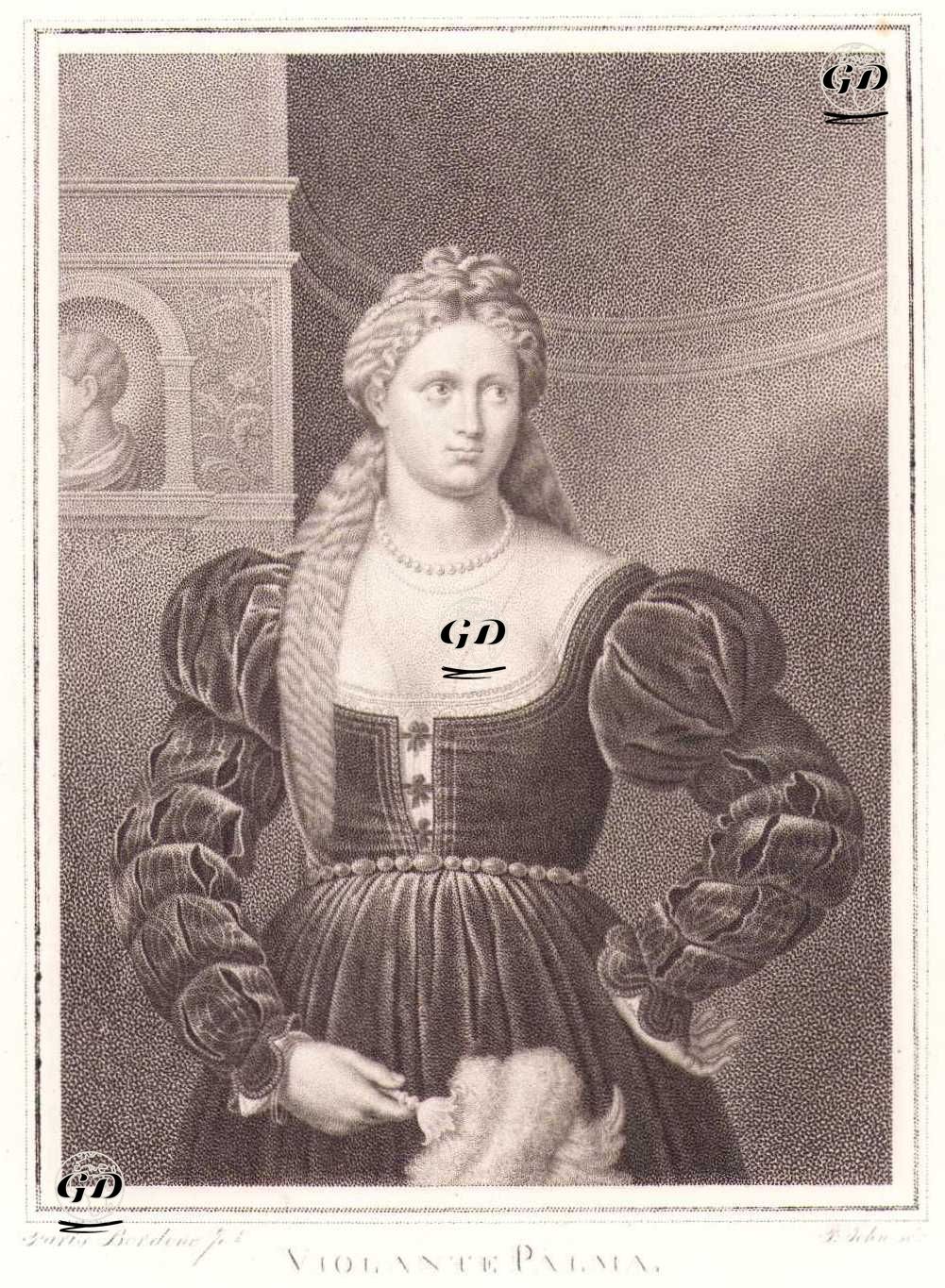 Violante Palma Portresi - Paris Bordone (1500-1571) - 1827