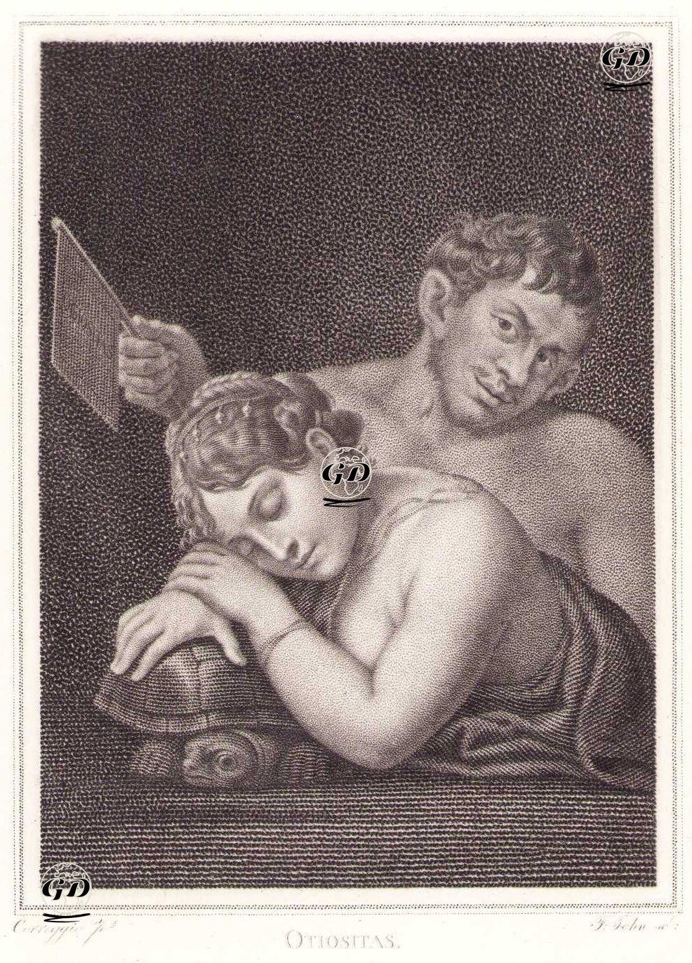 Otiositas - Antonio Allegri da Correggio (1489-1534) - 1827