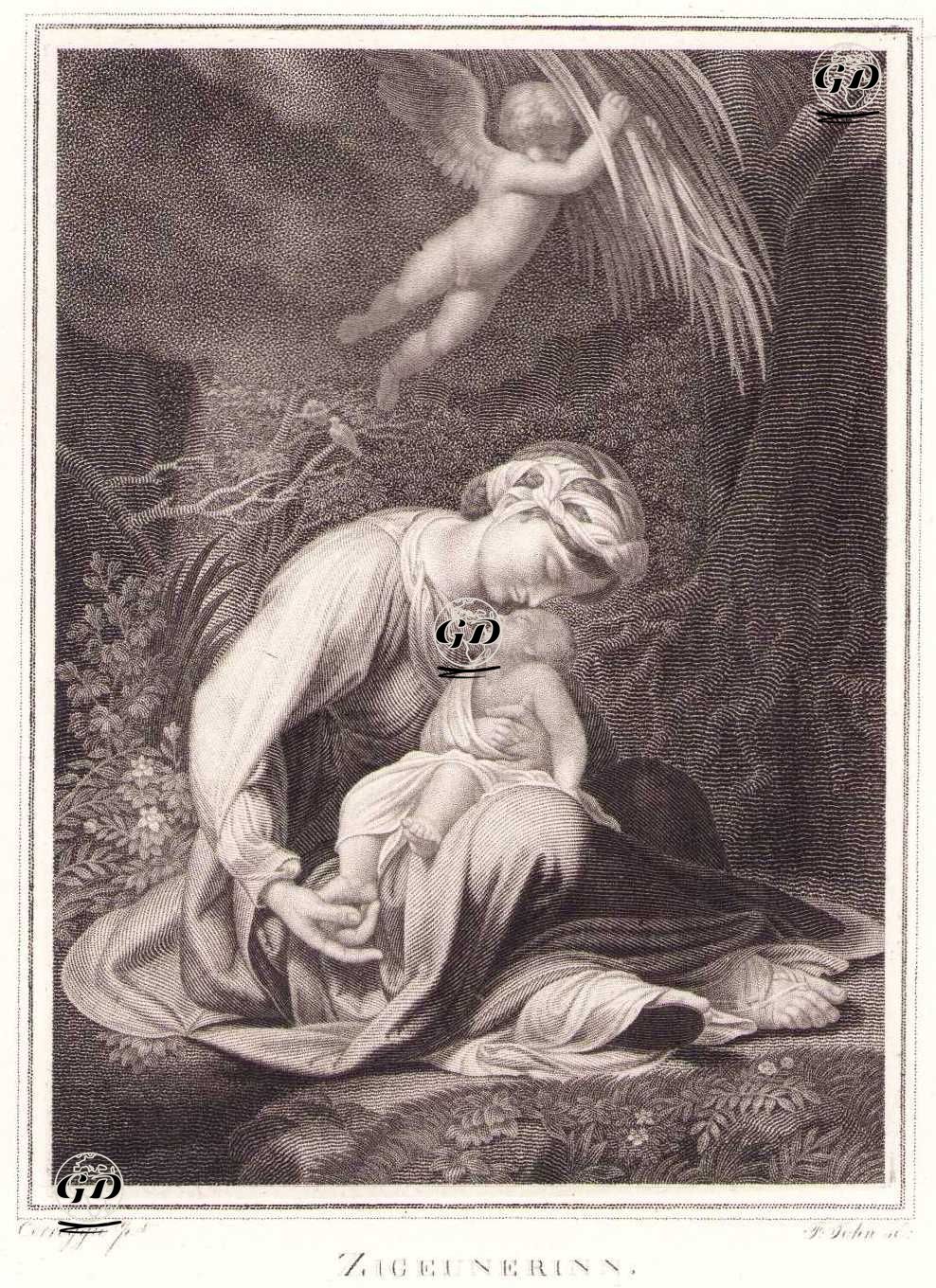 Çingene Kadın - Antonio Allegri da Correggio (1489-1534) - 1827