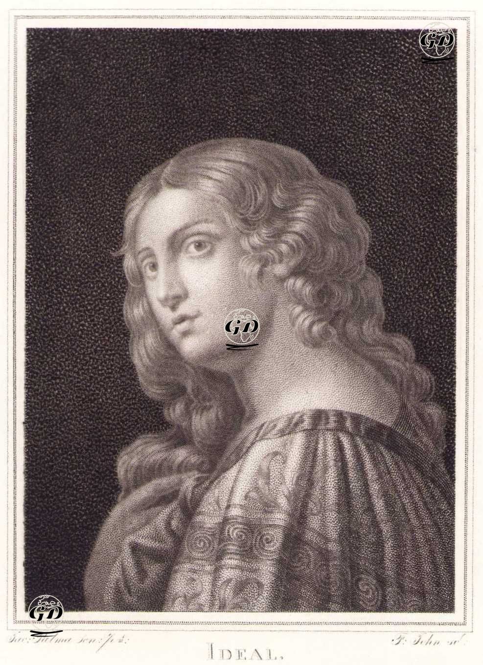 İdeal Portresi - Jacobo Palma (Palma Vecchio) (1480-1528) - 1827