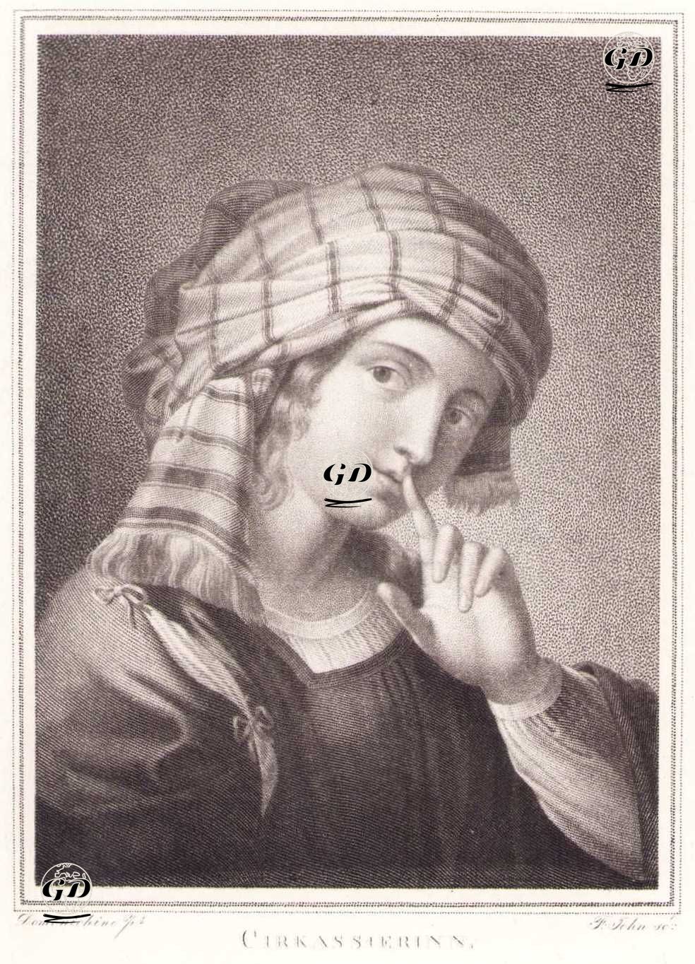 Circassierinn (Circassian Woman) - Domenichino (1581-1641) - 1827