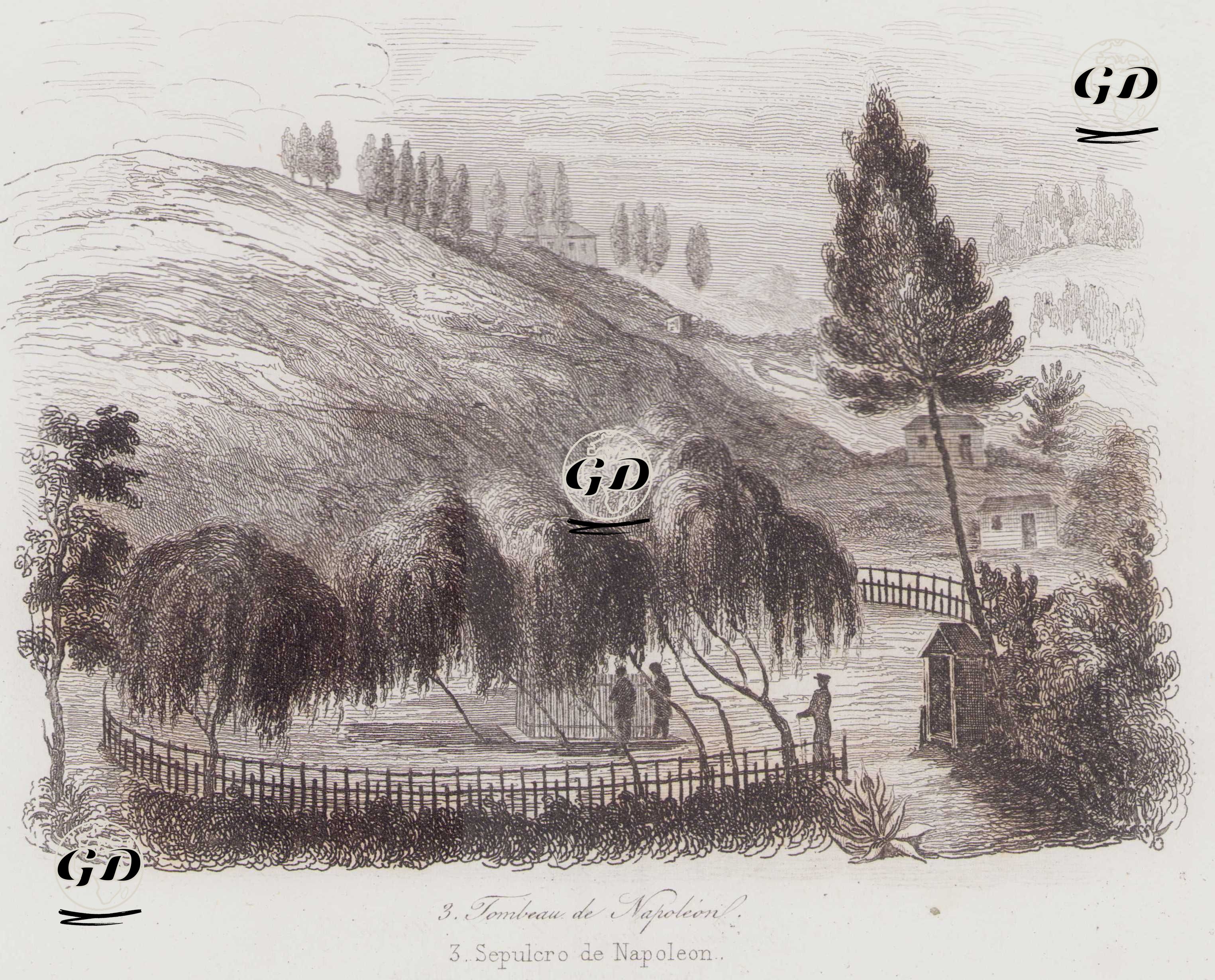 Tombeau de Napoleon - Louis Auguste de Sainson (1800-1874) - 1834