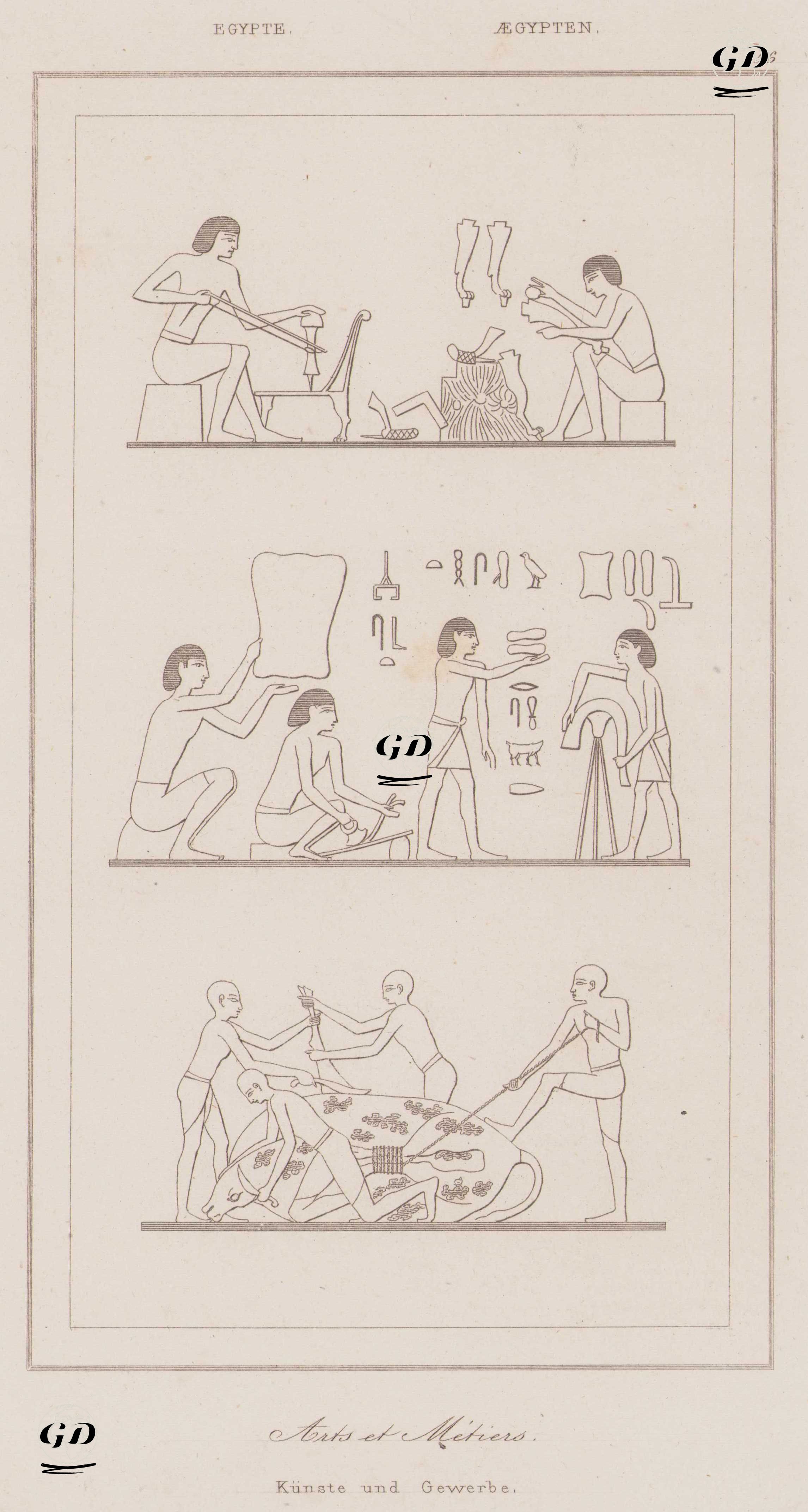 Antik Mısır'da Zanaatlar (Dericilik, Kasaplık ve El Zanaatları) -  - 1839