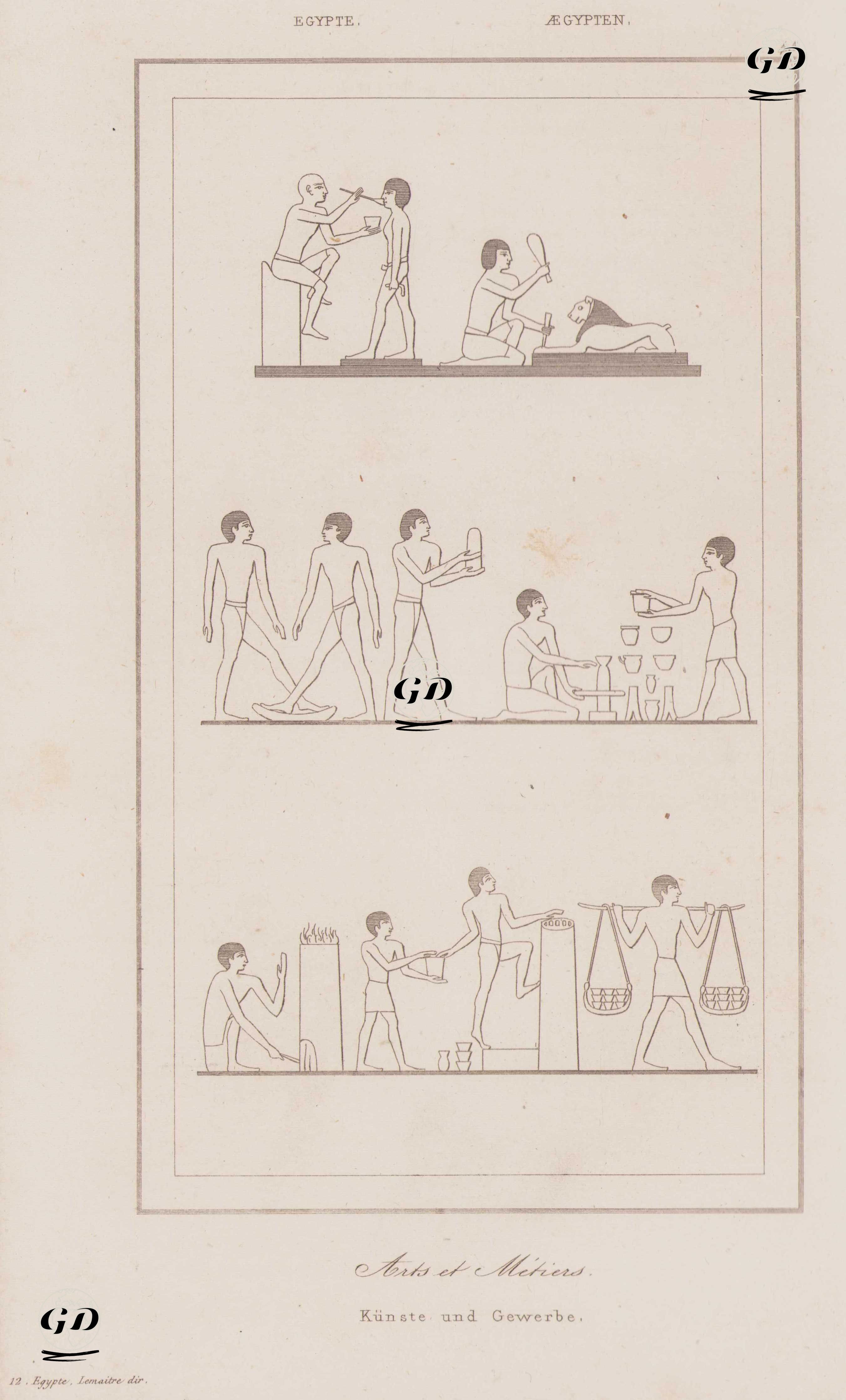 Antik Mısır'da Zanaatlar (Heykelcilik, Çömlekçilik ve Metal İşleri) -  - 1839