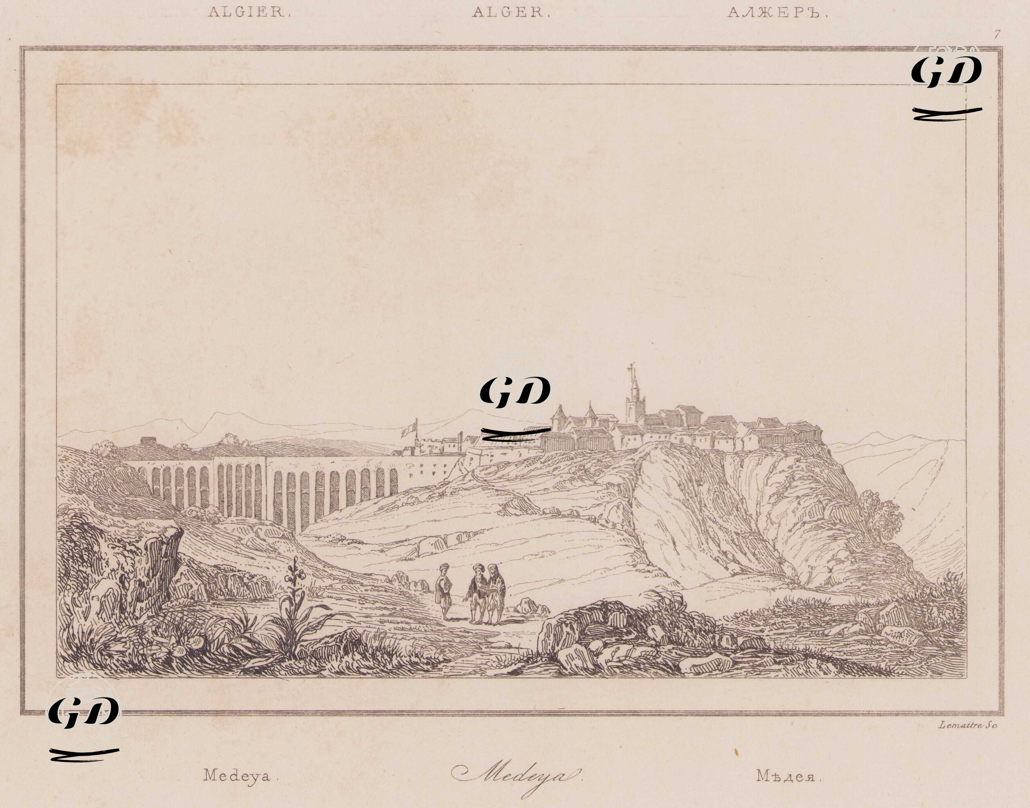 Medea Şehri, Cezayir -  - 1839