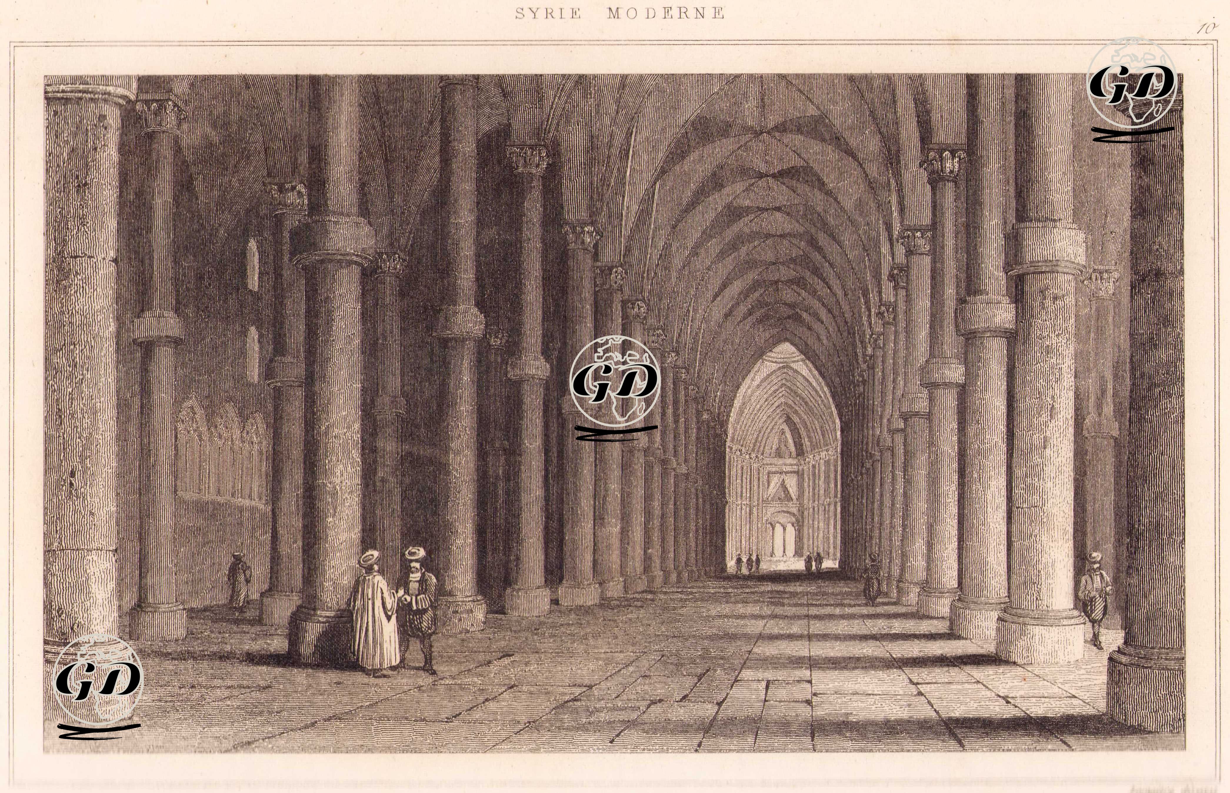 Syrie Moderne - Cathedrale de Tortose (Plate 10) (Cathedral of Our Lady of Tortosa) -  - 1848