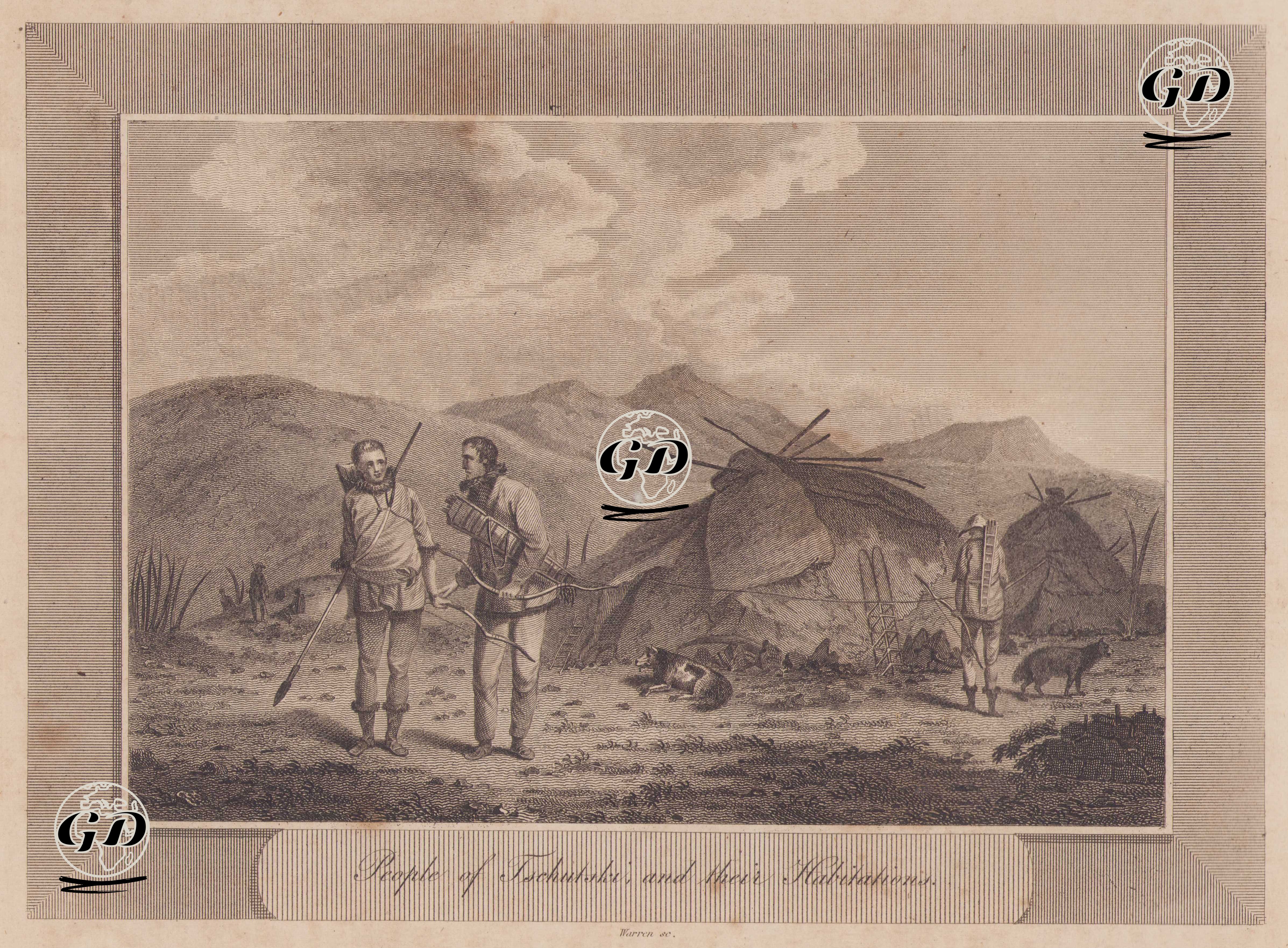 People of Tschutski and Their Habitations -  - 1806