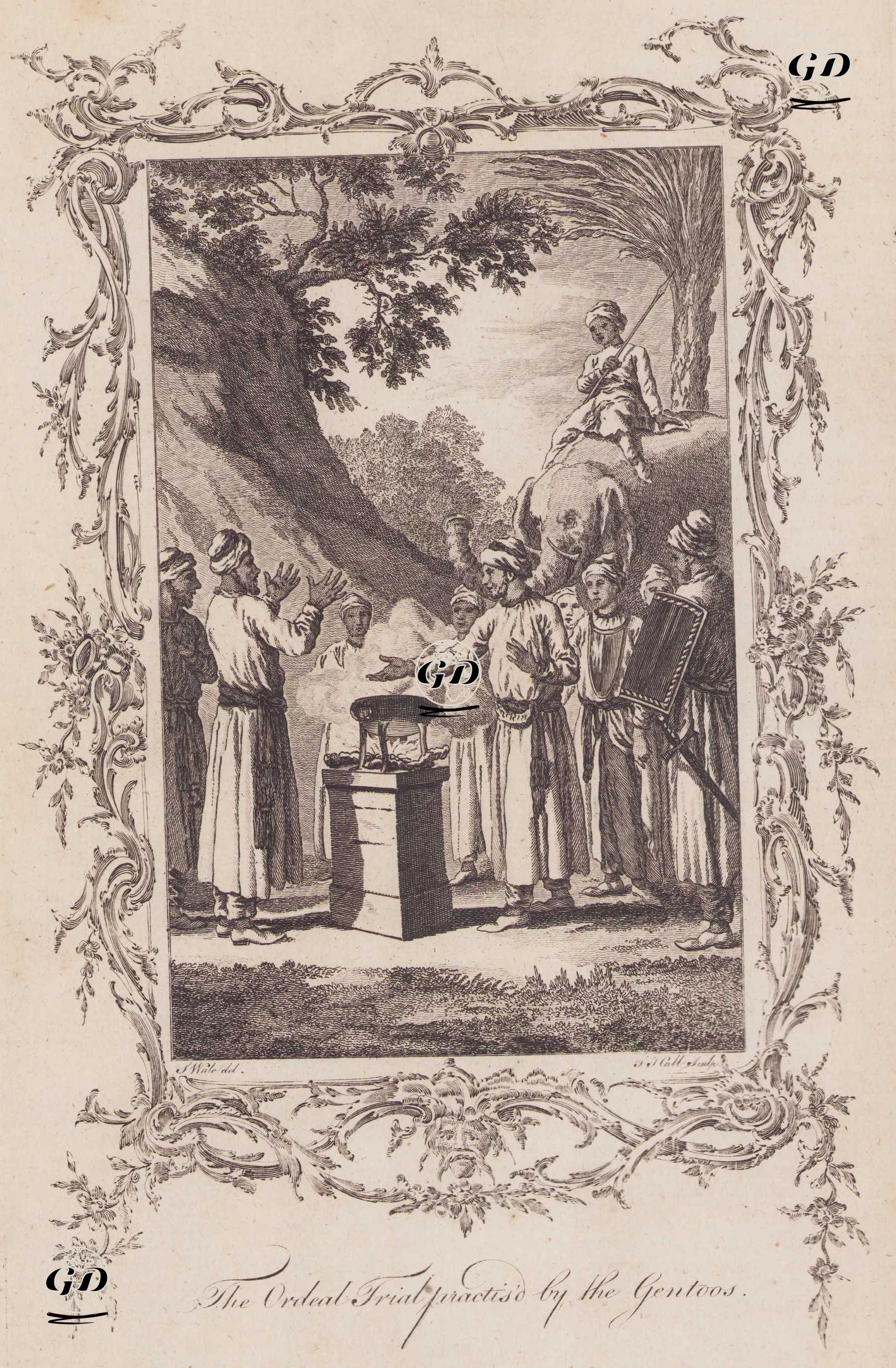 Hintlilerin Ordeal Meyvesi Ritüeli - S.Wale - 1770`s
