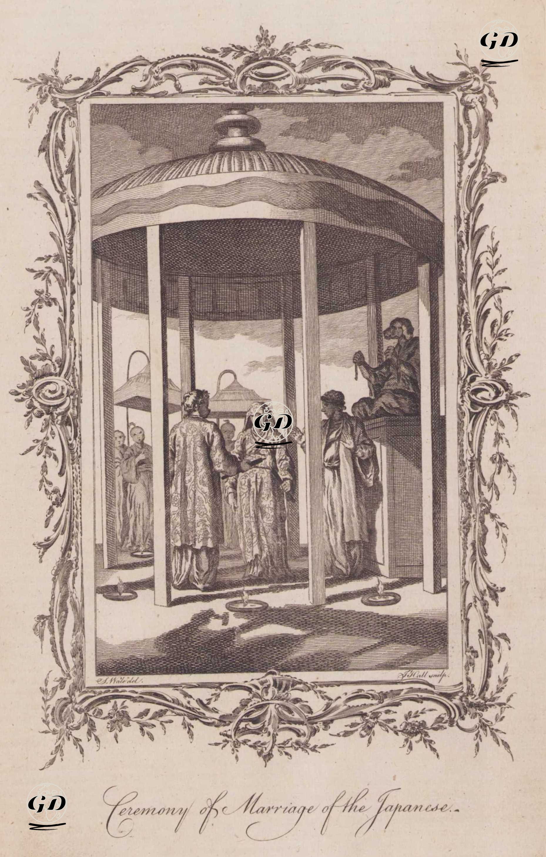 Japon Düğün Töreni - S.Wale - 1770`s
