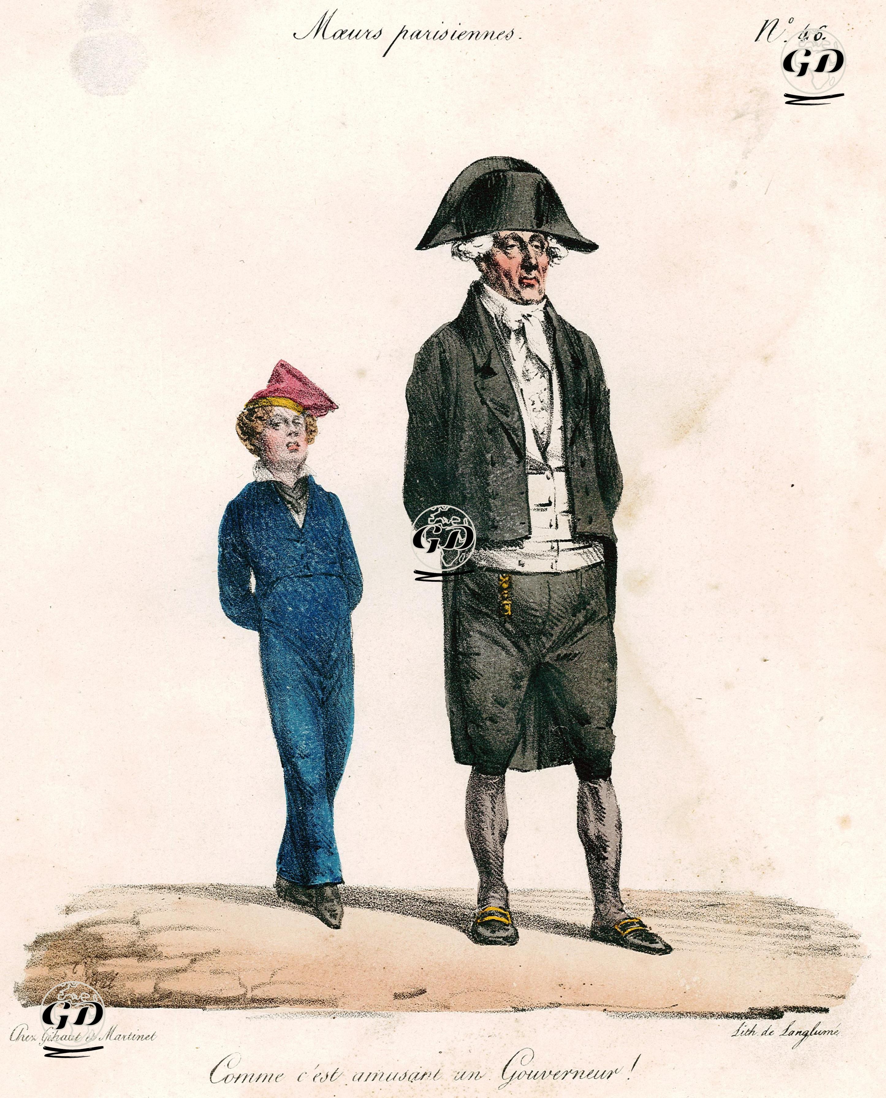 Paris Gelenekleri No.46 "Vali Olmak Ne Kadar Eğlenceli!" - Edma Jean Pigal (1798-1873) - 1825