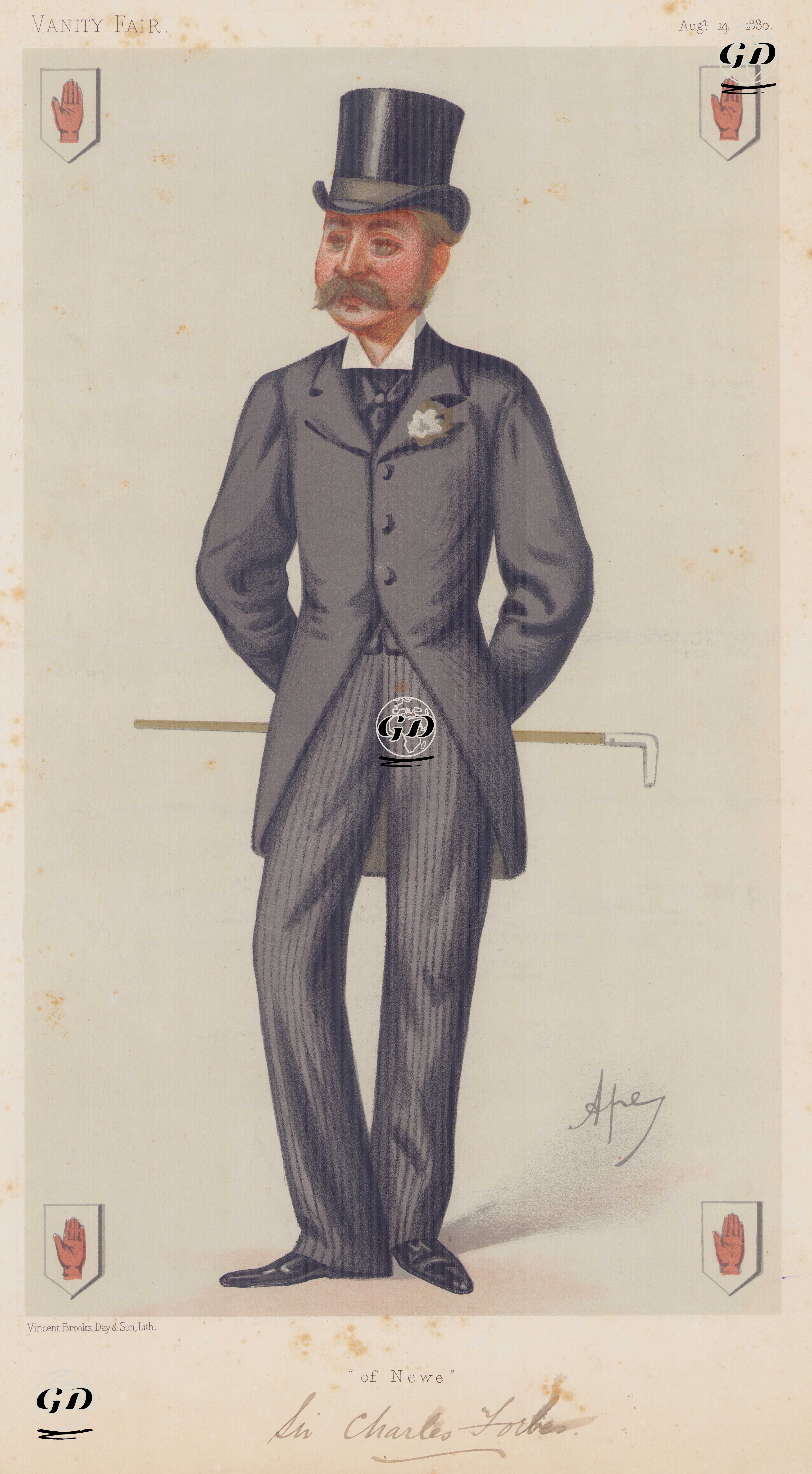 “Of Newe” – Sir Charles Lanyon, 14 Agustos 1880 - Carlo Pellegrini (Ape) ( (1839-1889)) - 1880