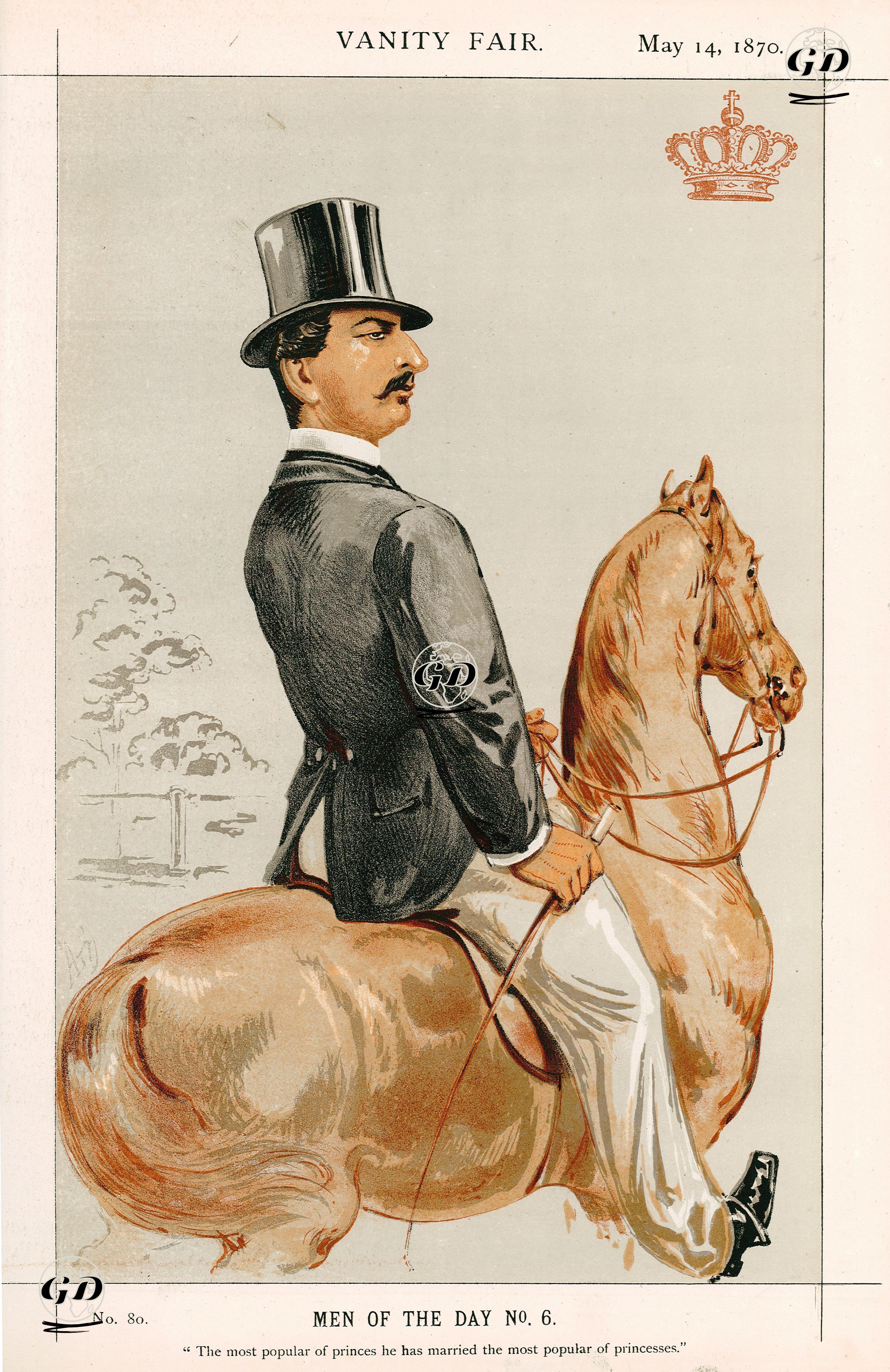 Günün Adamı Teck Dükü Prens Francis, 14 Mayıs 1870 - Alfred Thompson (Active 1862-1876) - 1870
