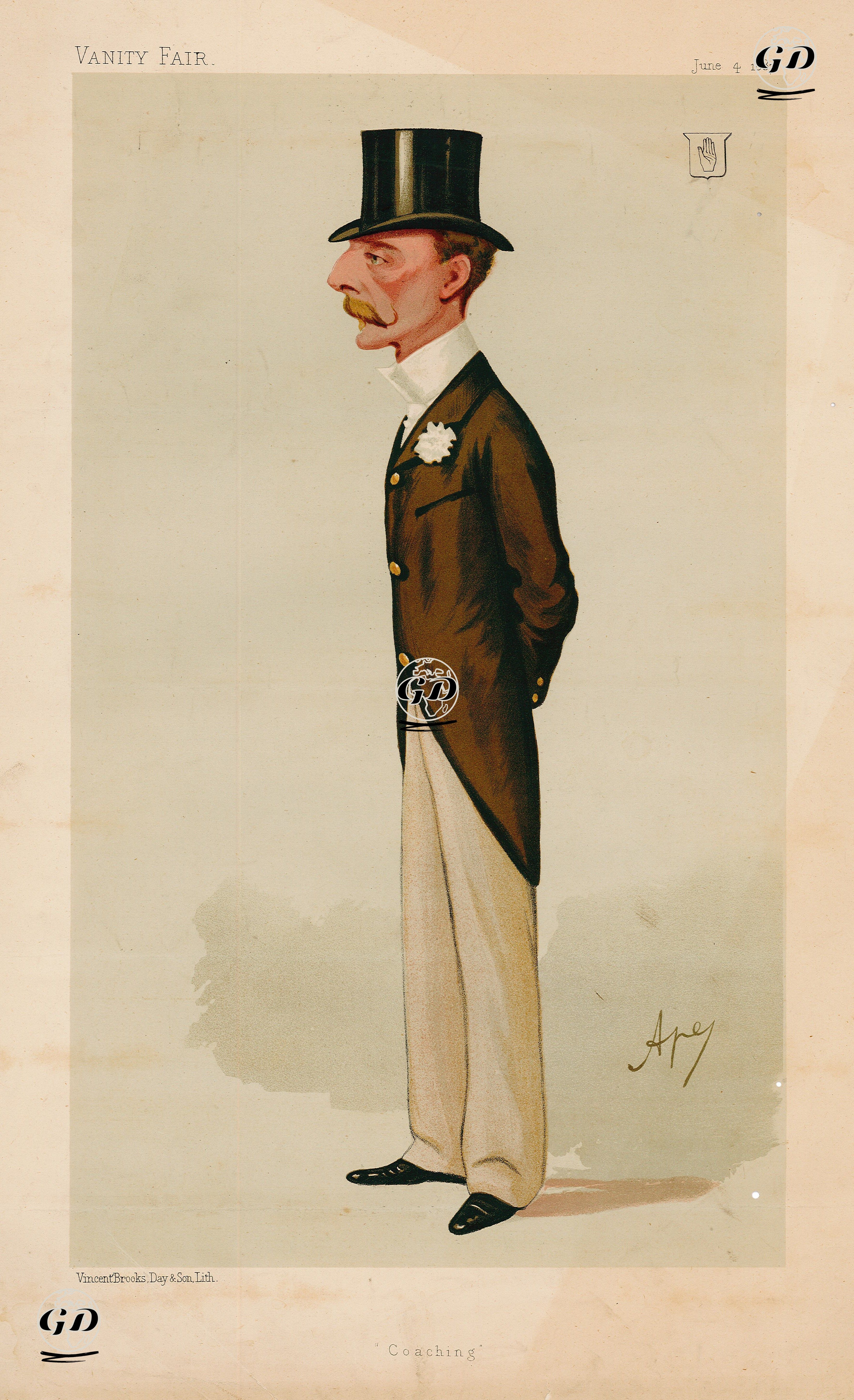 Günün Adamı Politikacı ve Devlet Adamı Henry Meysey Meysey-Thompson- 04 Haziran 1887 - Carlo Pellegrini (1839-1889) - 1887