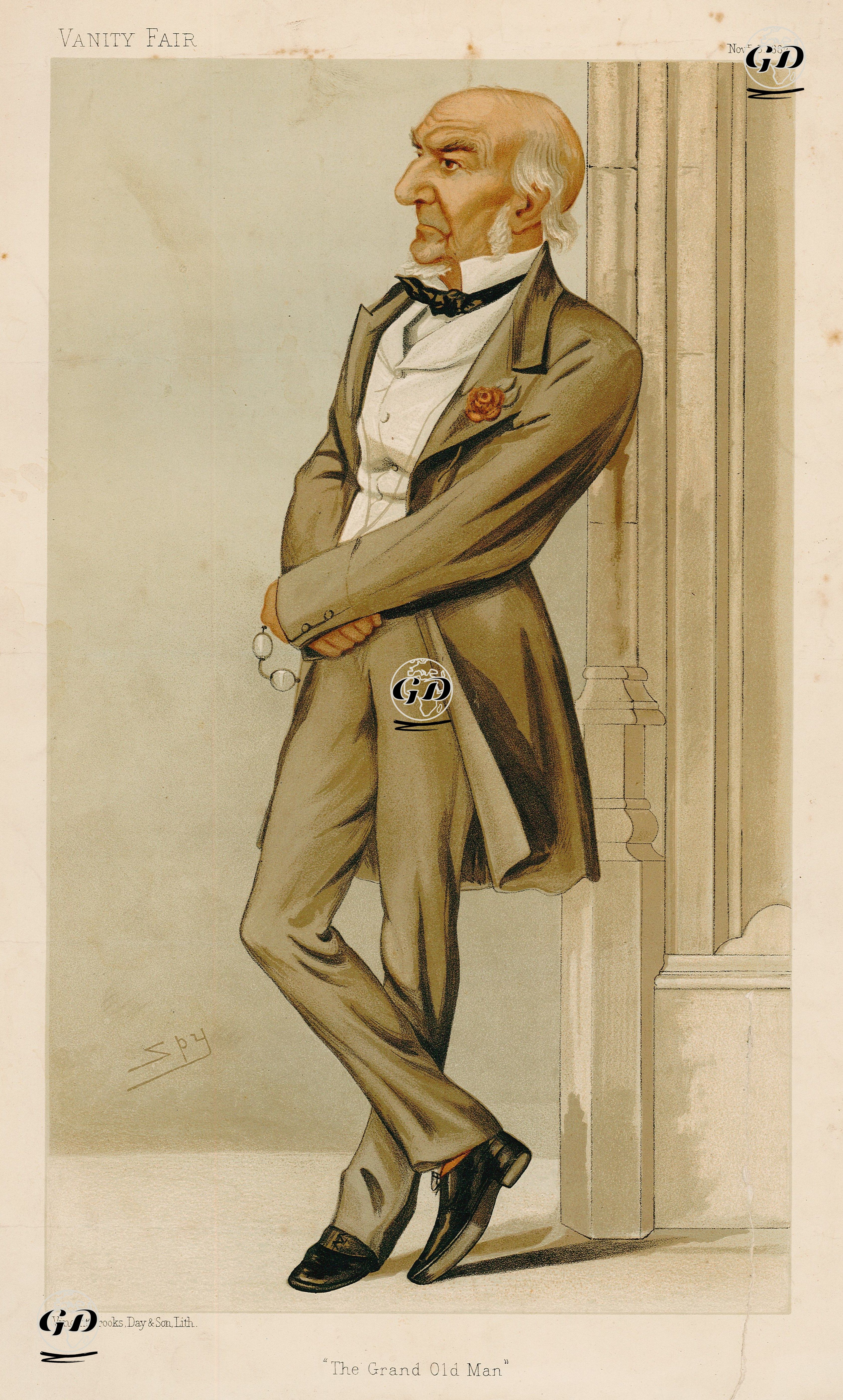 İngiltere Başbakanı William Ewart Gladstone, 05 11 1887 - Leslie Ward (1851-1922) - 1887