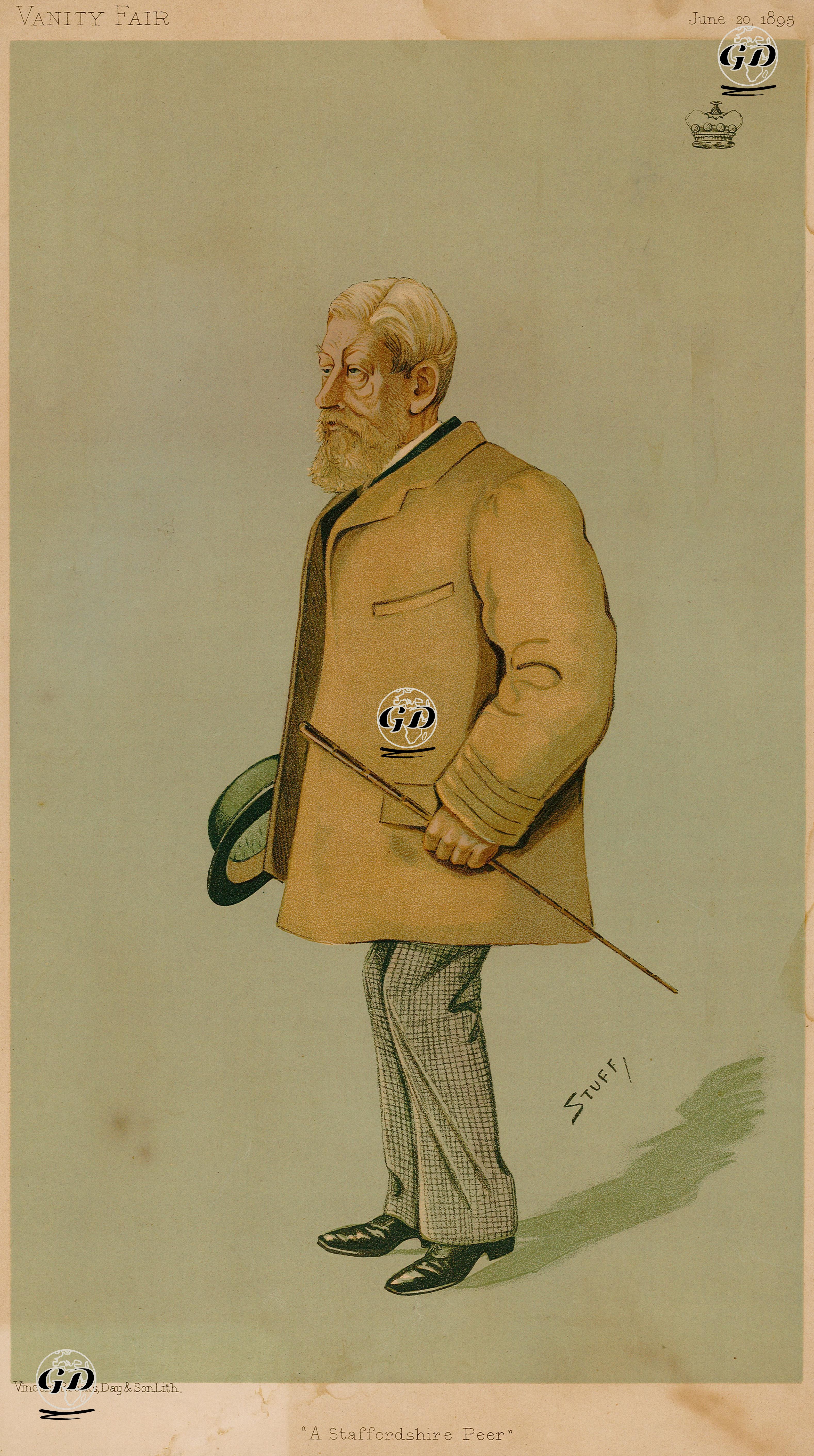 Politikacı ve Devlet Adamı Arthur Wrottesley, 20 Haziran 1895 - Harold Wright (1858-1908) - 1895