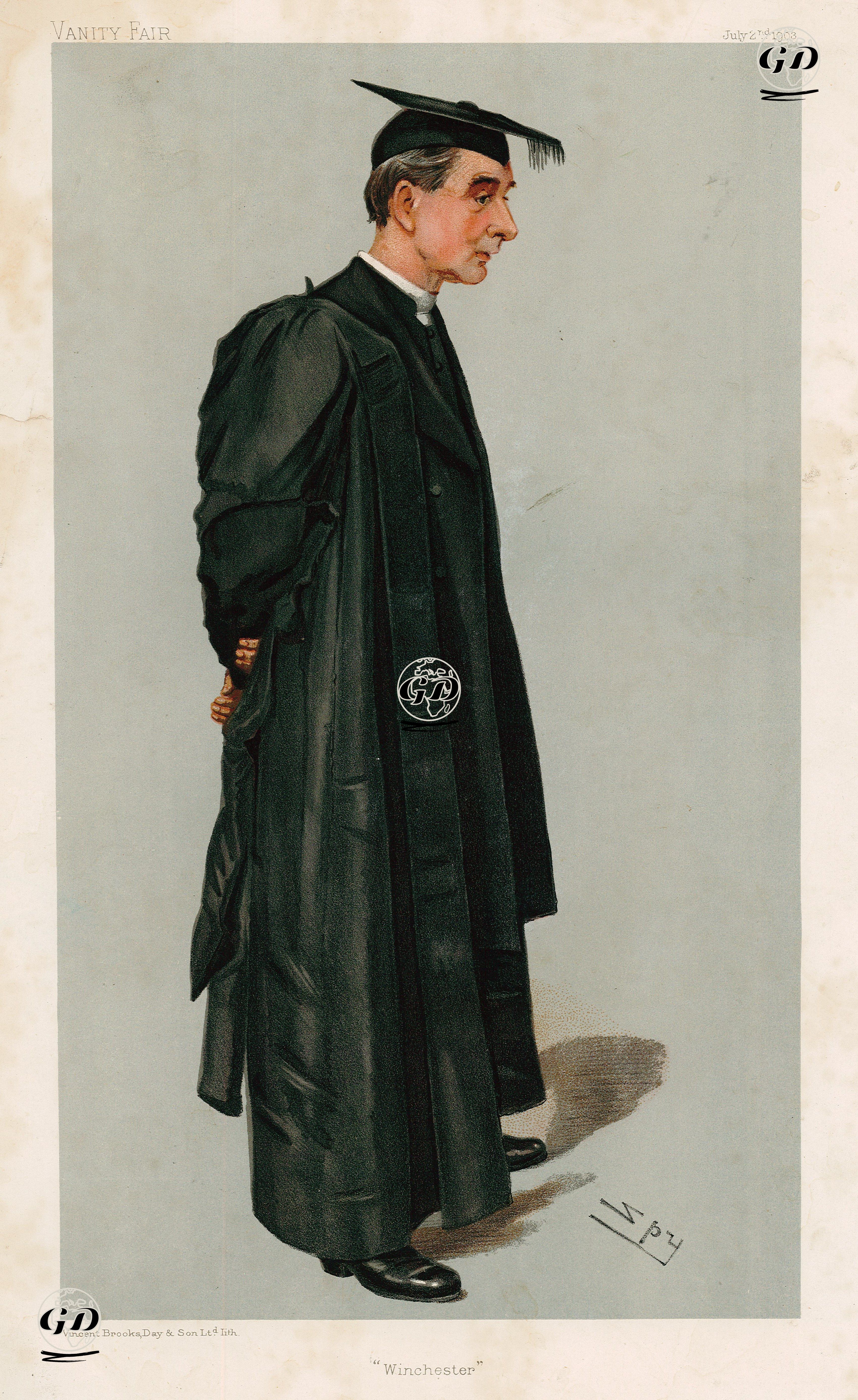 Günün Adamı Hubert Murray Burge, 02 Temmuz 1903 - Leslie Ward (1851-1922) - 1903