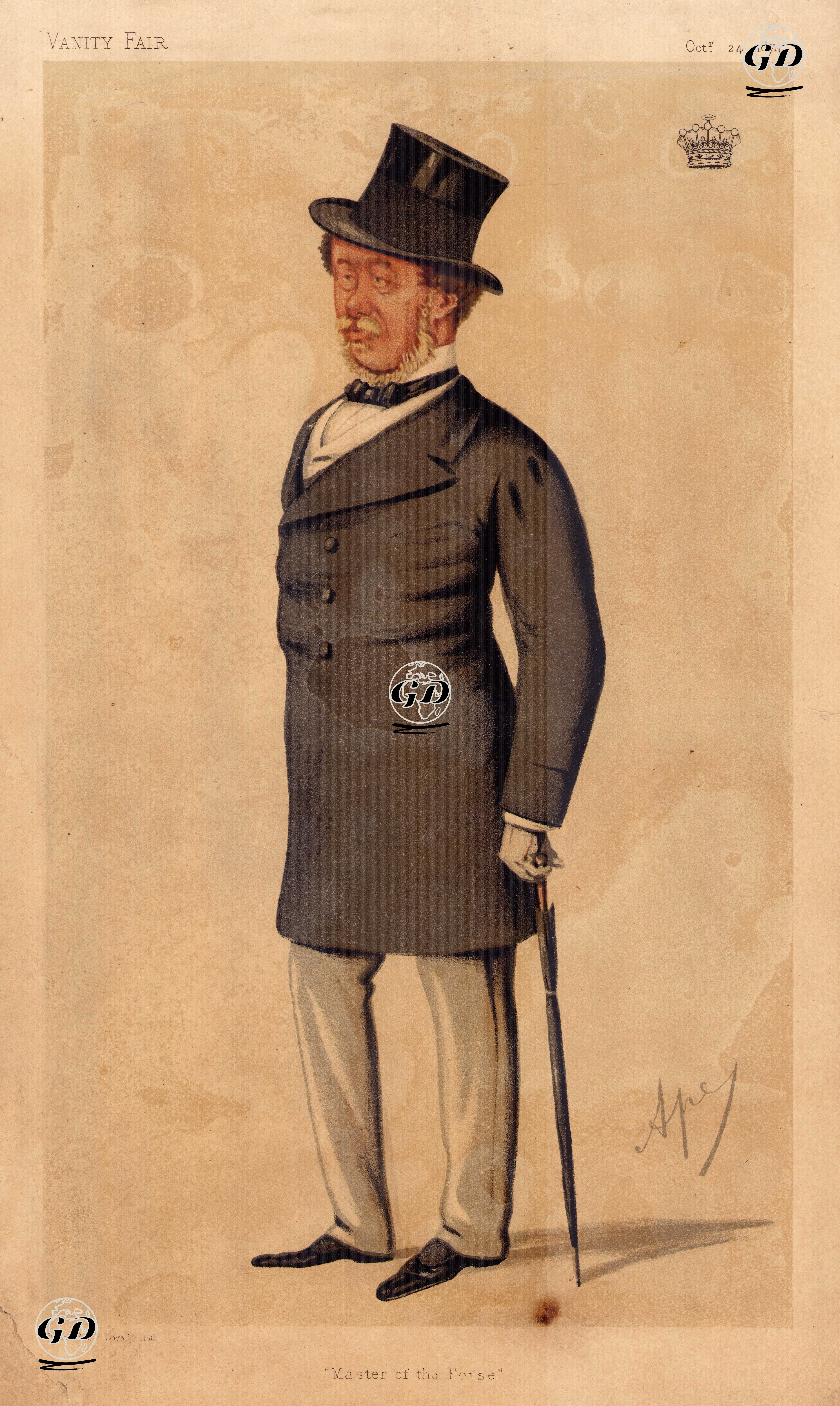 "Master Of The Horse"-Oct. 24 1874-Orlando George Charles Bridgeman, 3rd Earl of Bradford - Carlo Pellegrini (1839-1889) - 1874