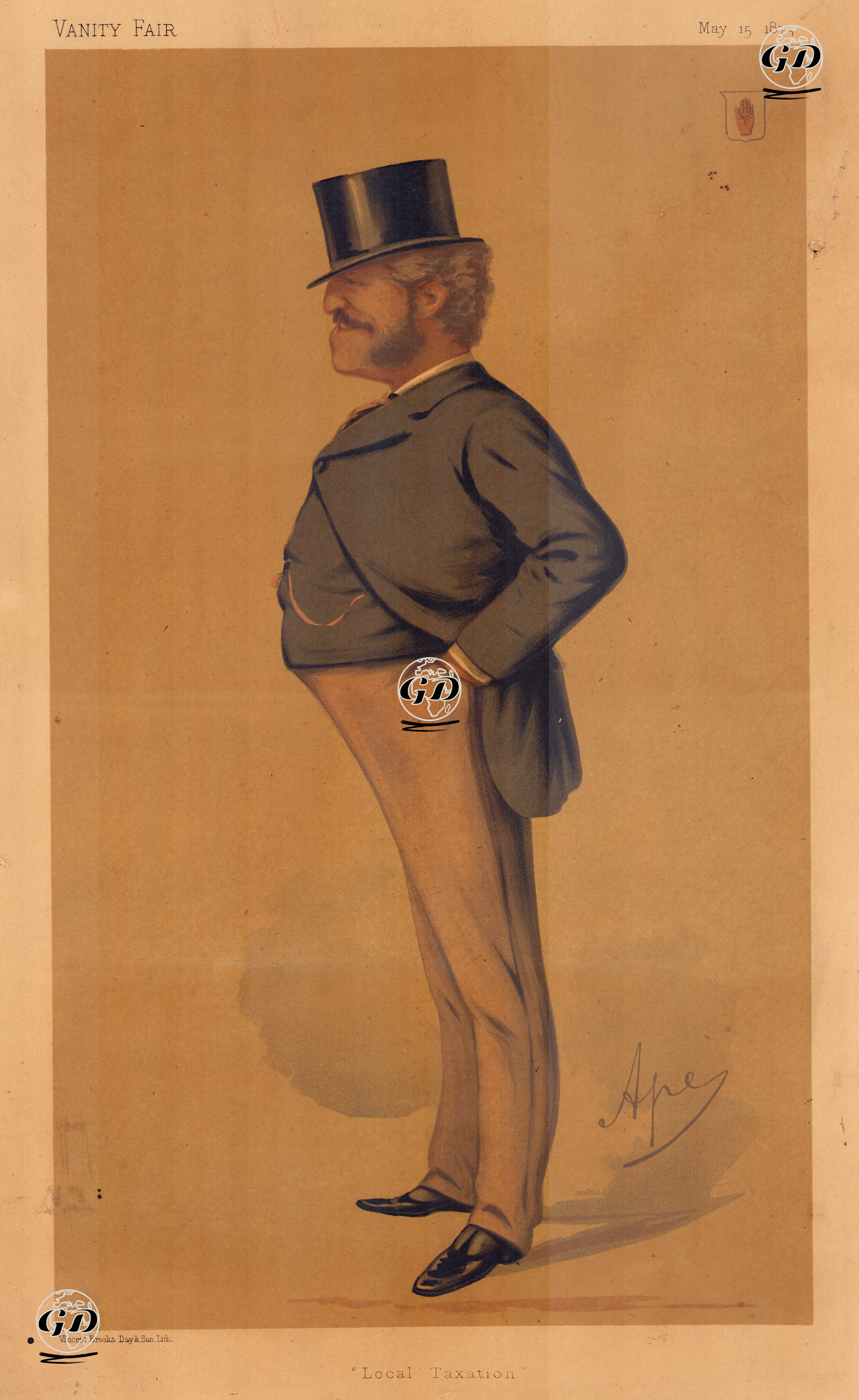 "Local Taxation"-May 15 1875-Lopes Massey Lopes, 3rd Baronet - Carlo Pellegrini (1839-1889) - 1875