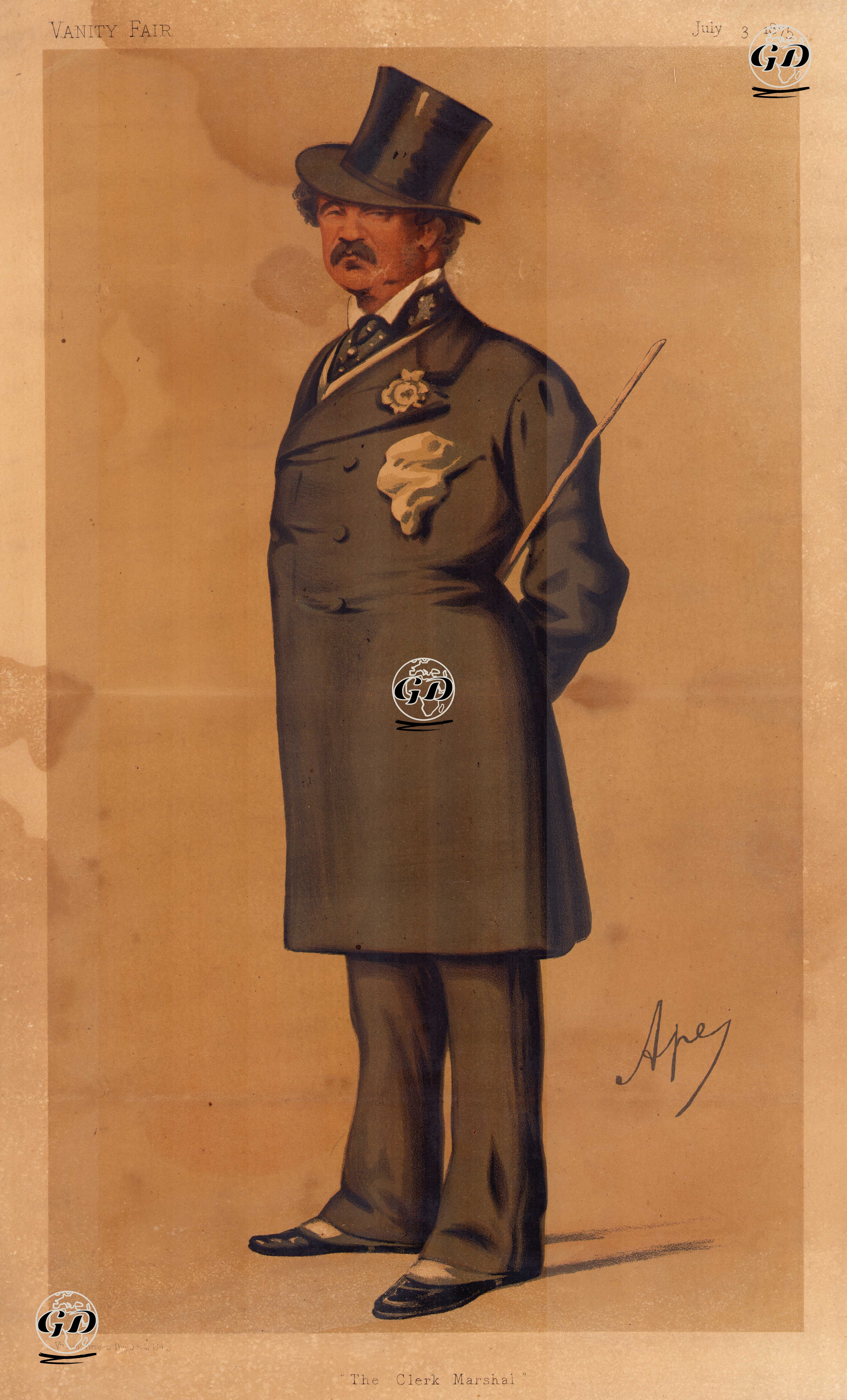 Lord Alfred Henry Paget, 3 Temmuz 1875 - Carlo Pellegrini (1839-1889) - 1875