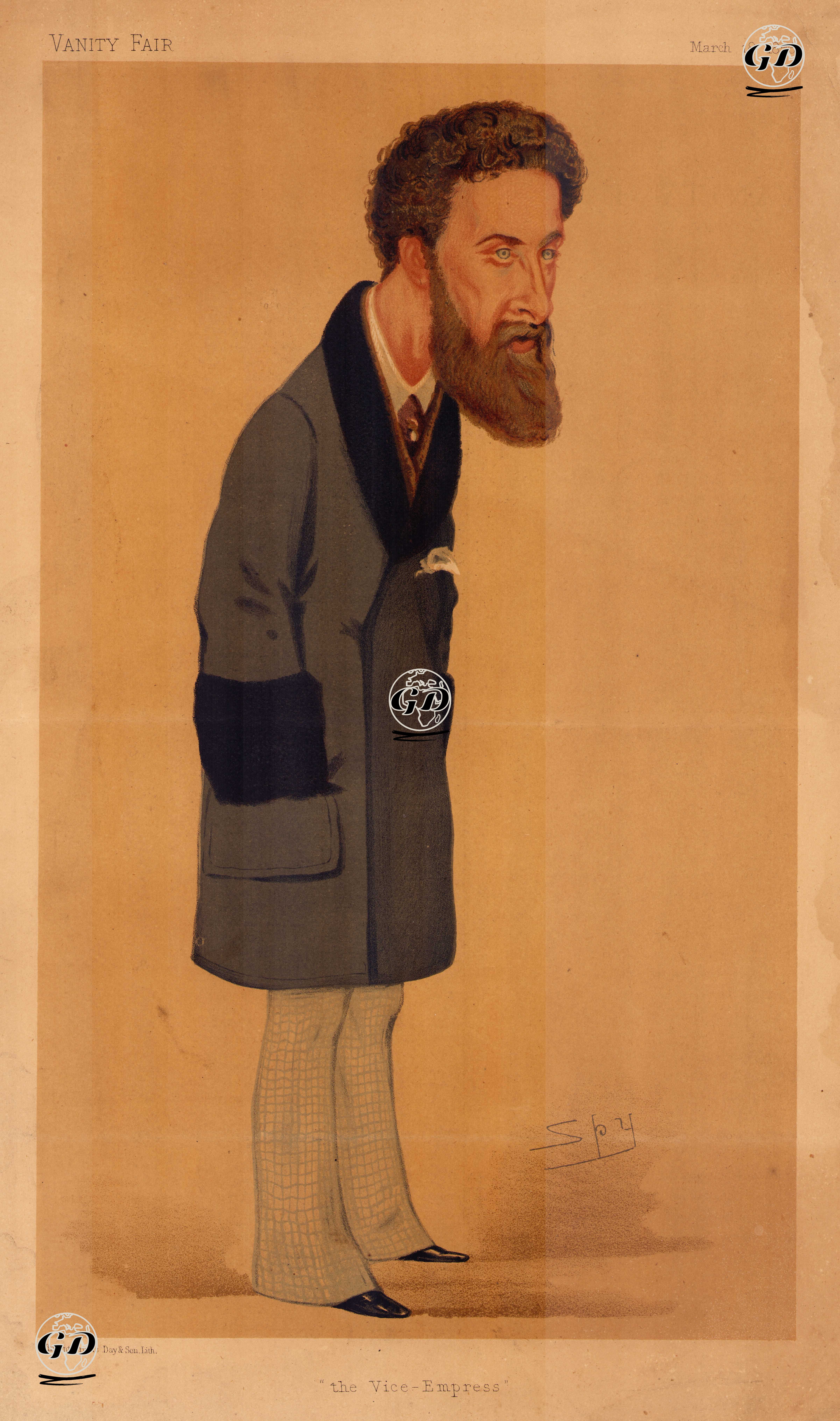 Lytton Kontu Edward Robert Lytton Bulwer Lytton, 18 Mart 1876 - Leslie Ward (1851-1922) - 1876
