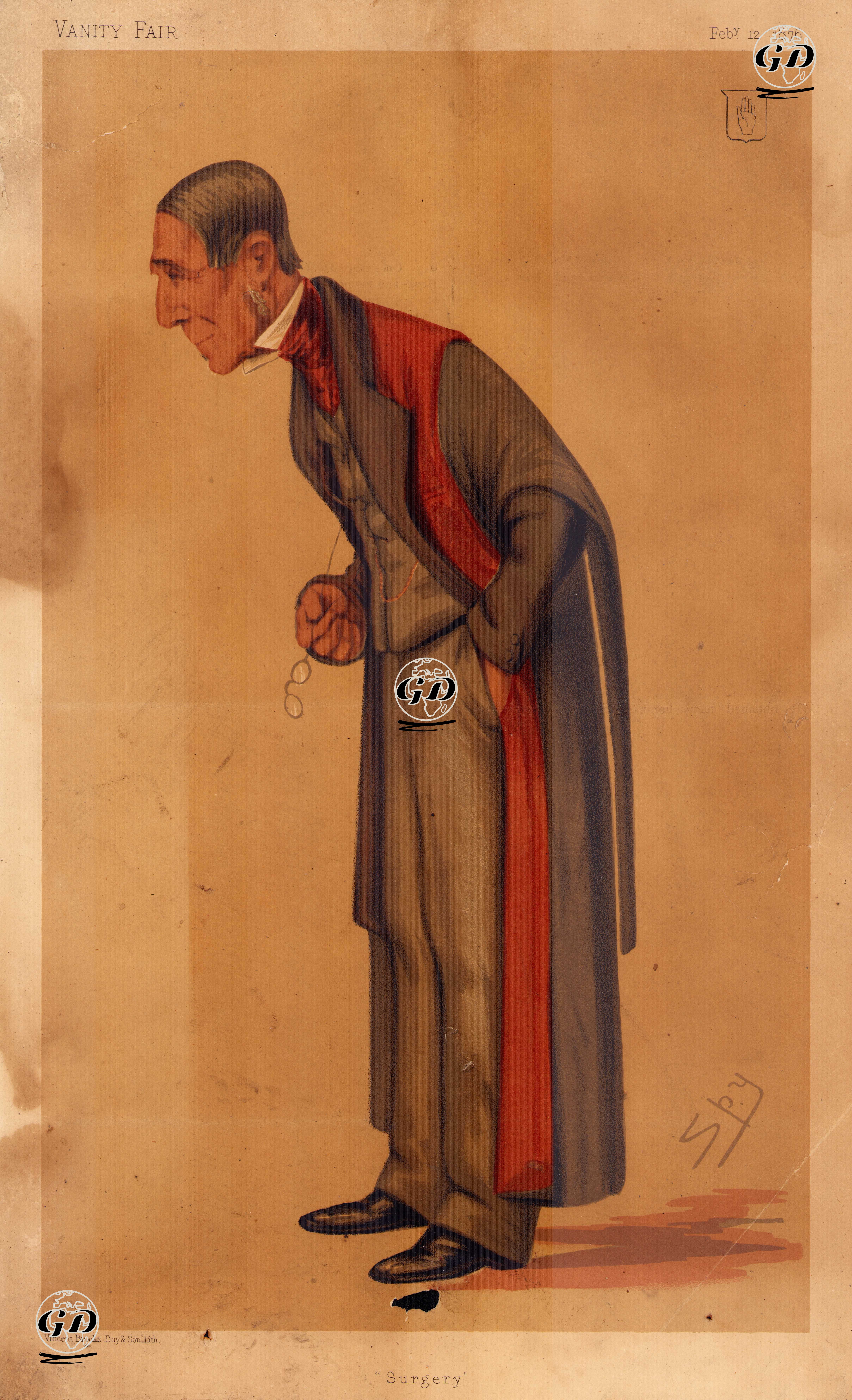 "Surgery"-Feb. 12 1876-James Paget - Leslie Ward (1851-1922) - 1876
