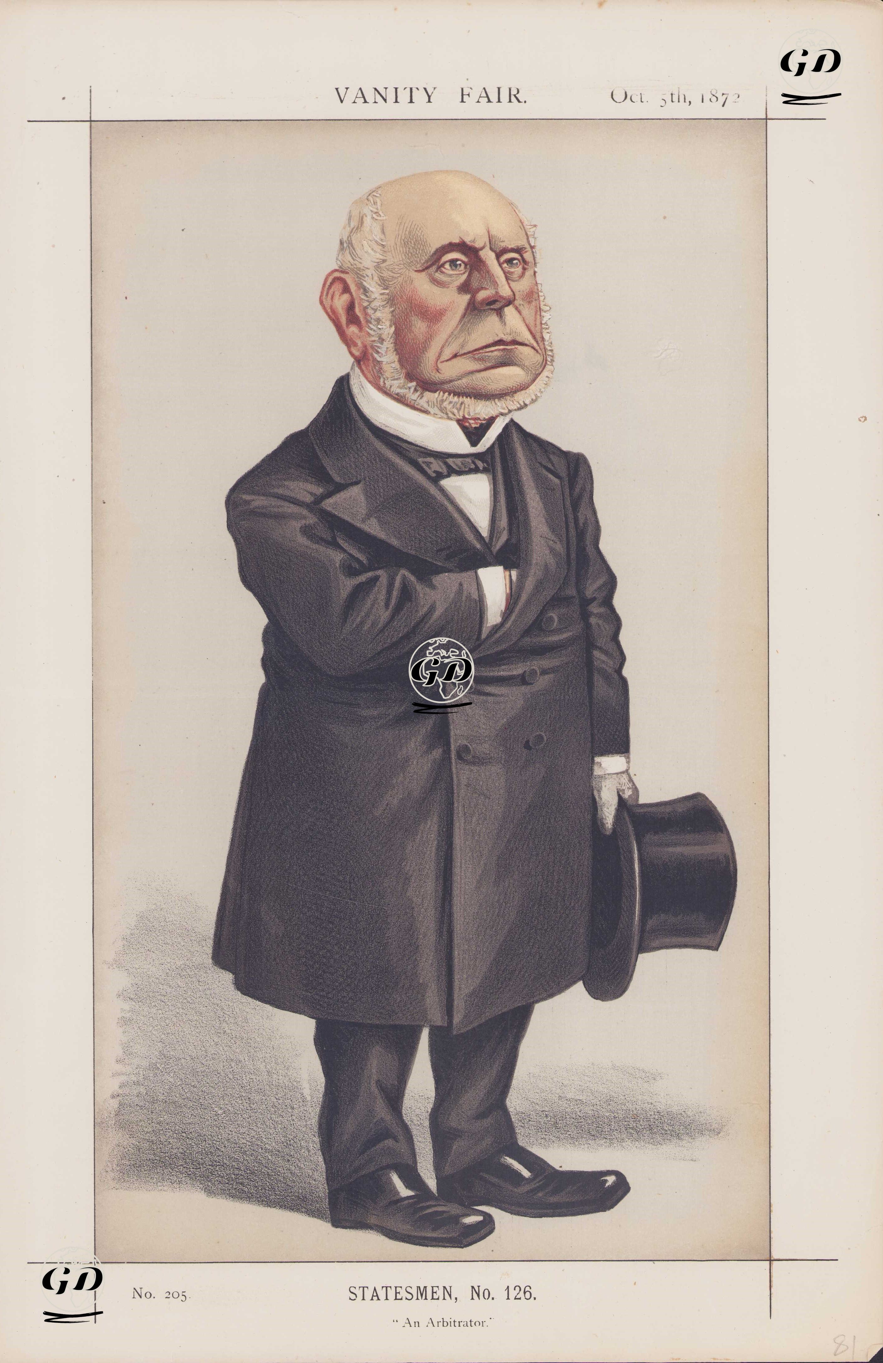 Statesmen, No 126 (Charles Francis Adams)-"An Arbitrator"-October 5 1872 -  - 1872