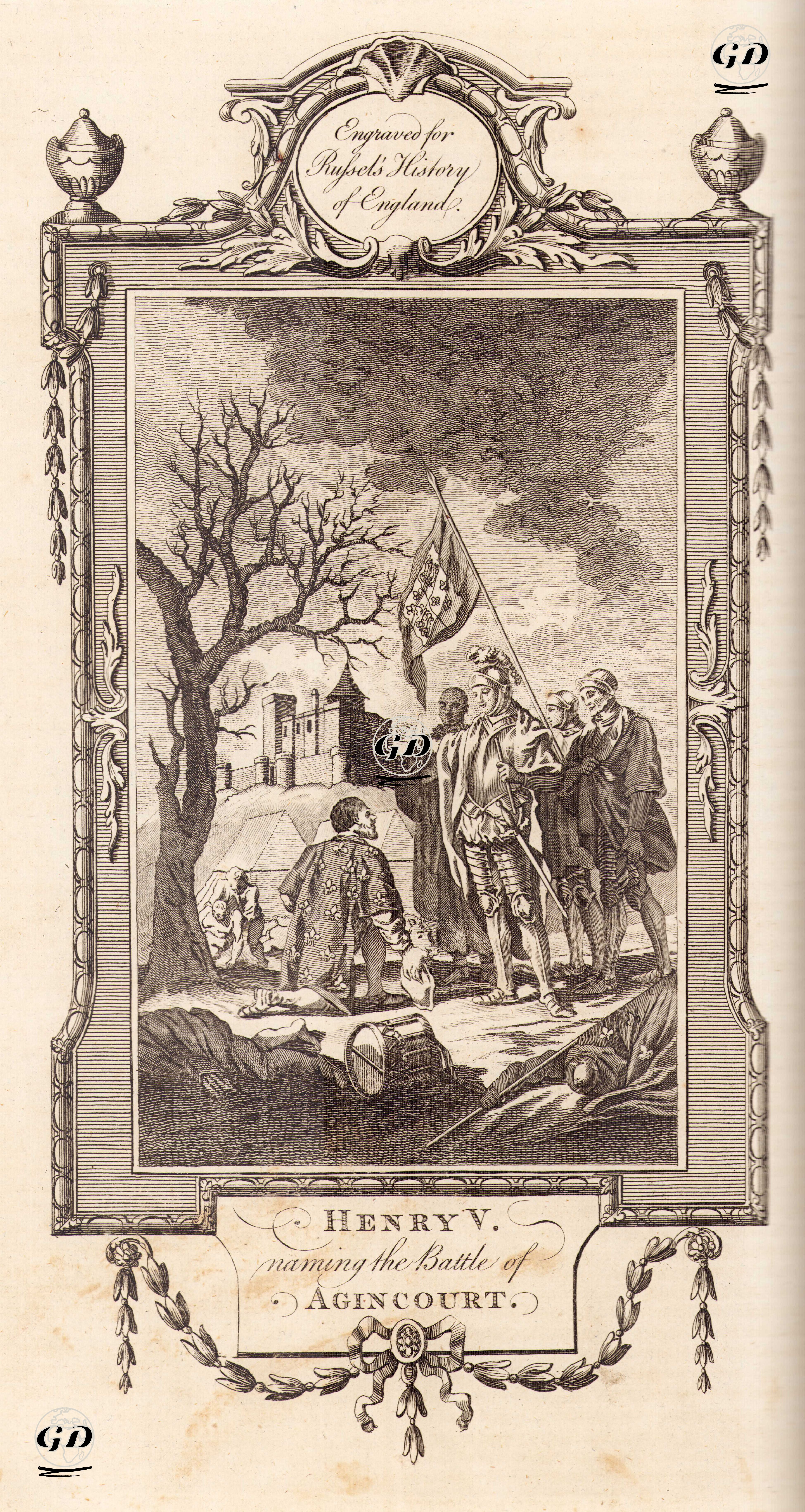 İngiltere Kralı V.Henry Agincourt Savaşına İsim Vermesi -  - 1780
