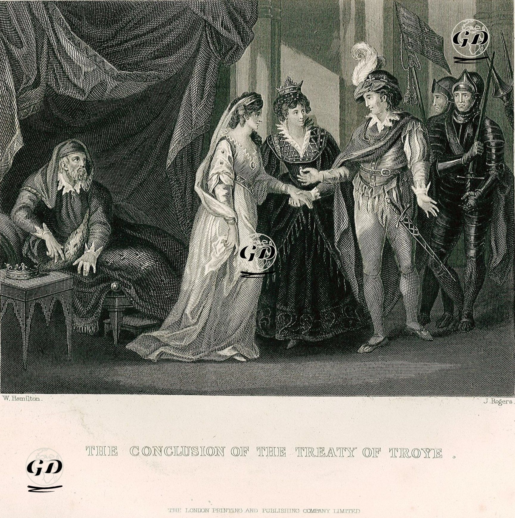 The Conclusion Of The Treaty Of Troye - William Hamilton (1751-1801) - 1830's