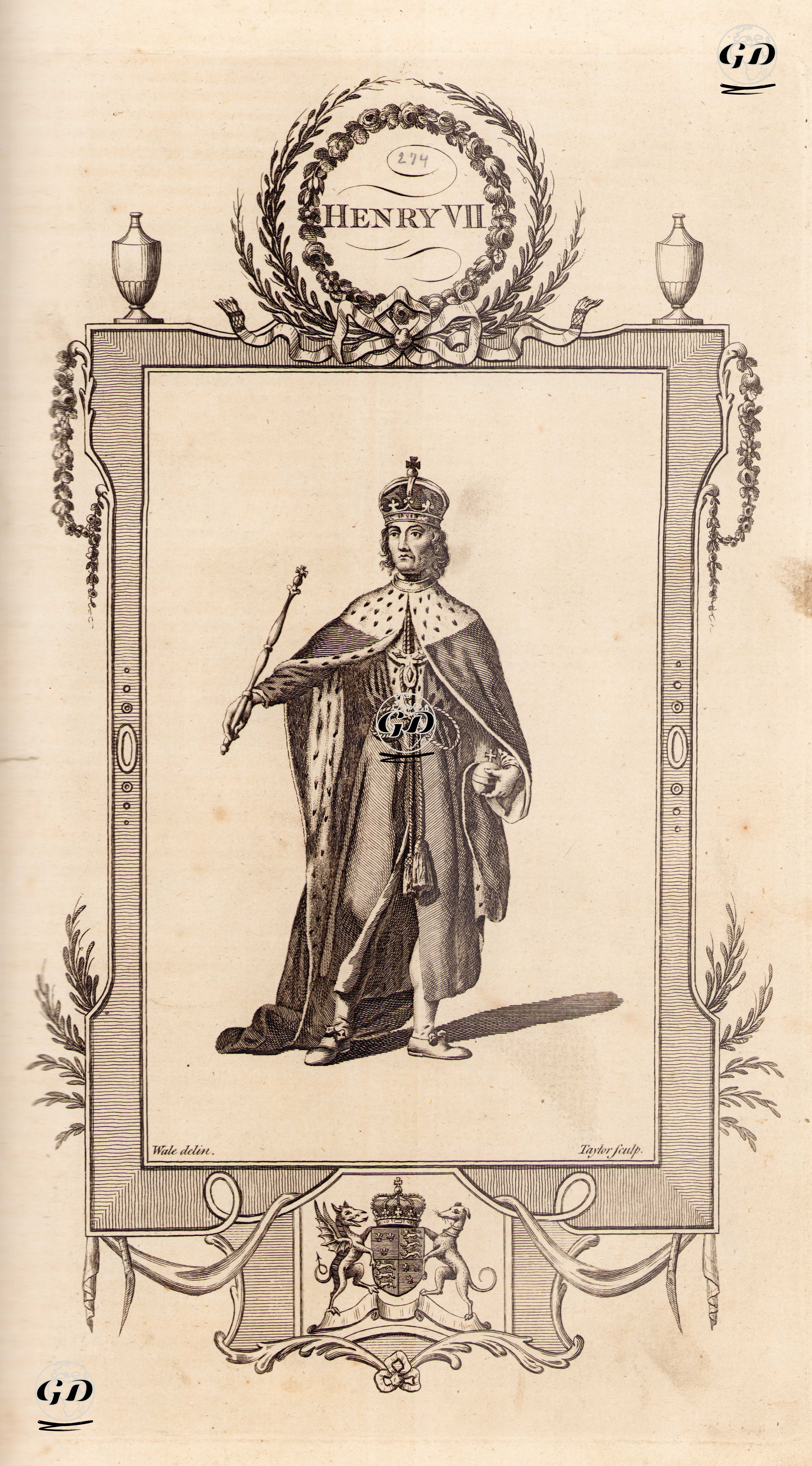İngiltere Kralı VII.Henry - Samuel Wale (1721-1786) - 1780