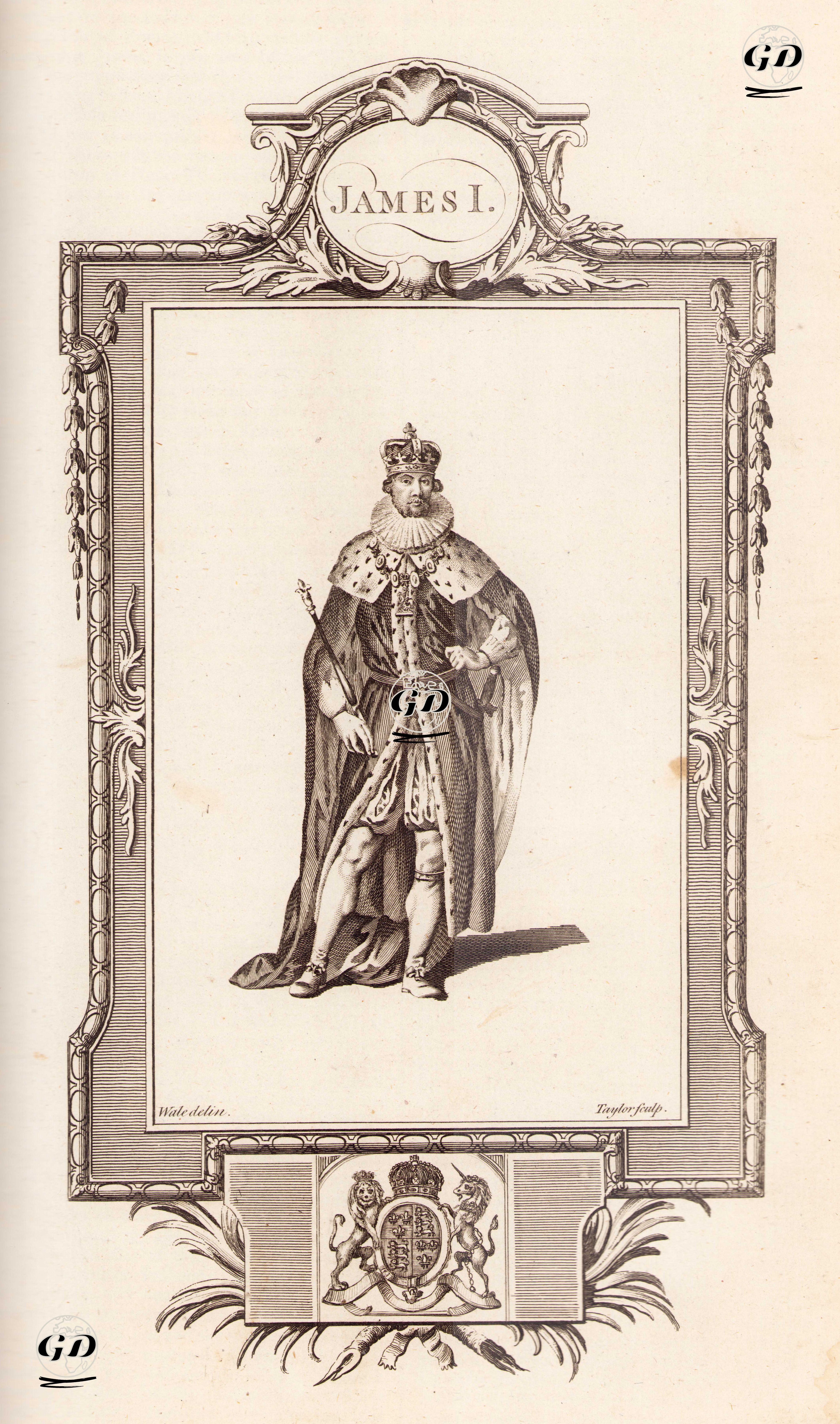 James I. - Samuel Wale (1721-1786) - 1780