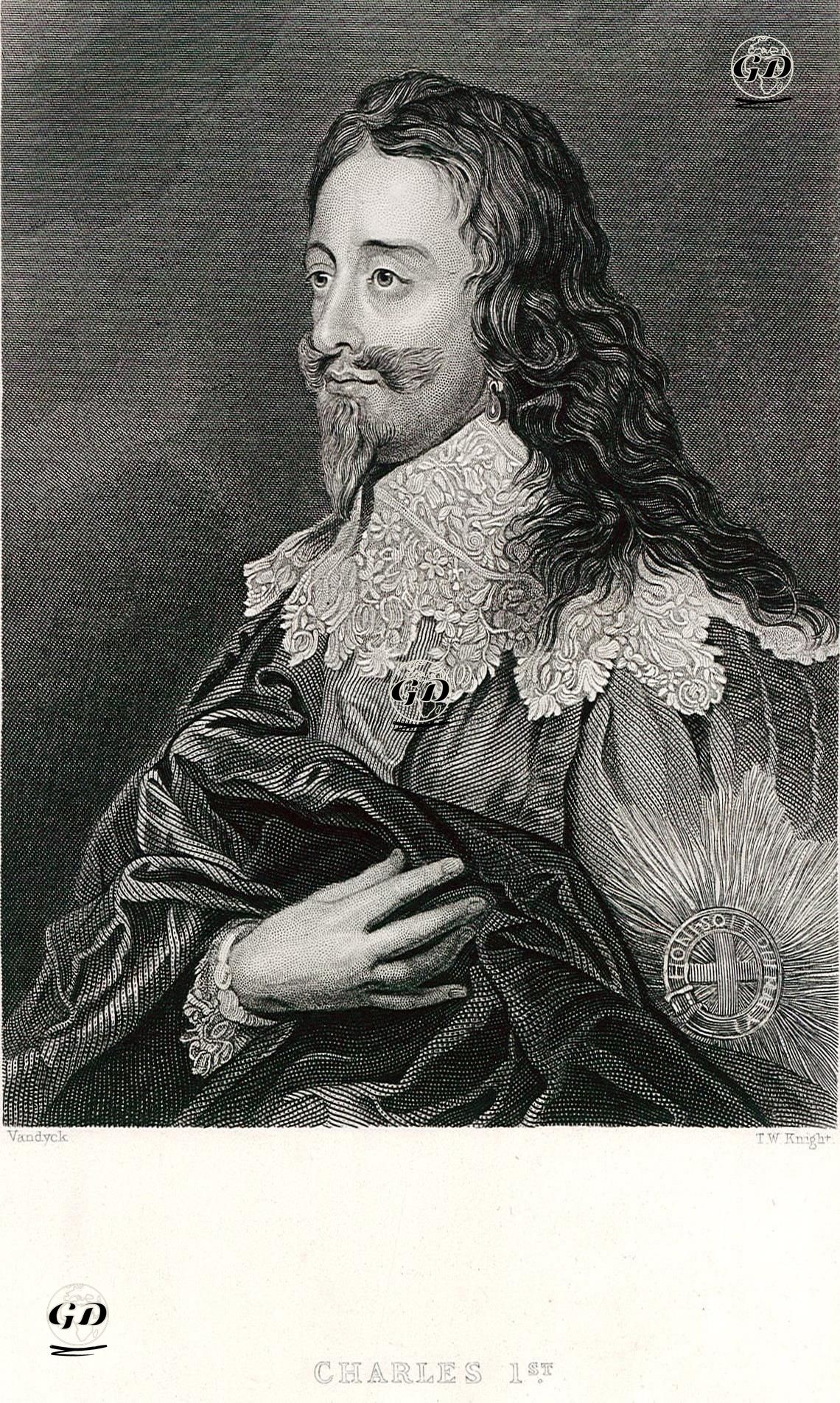 İngiltere Kralı I.Charles - Anthony Van Dyck (1599-1641) - 1859