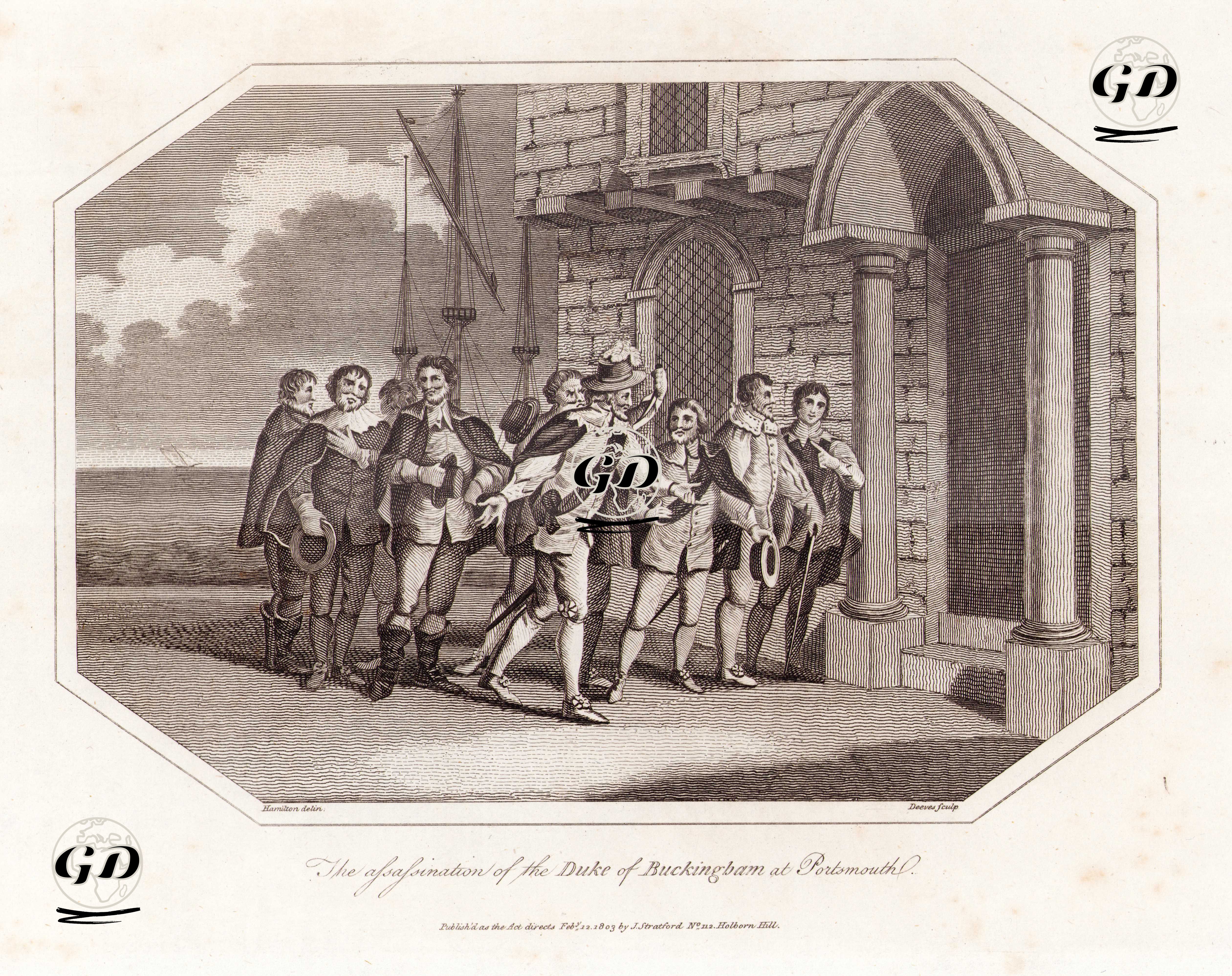 Buckingham Dükü George Villiers'in John Felton Tarafından Öldürülmesi - William Hamilton (1751-1801) - 1803