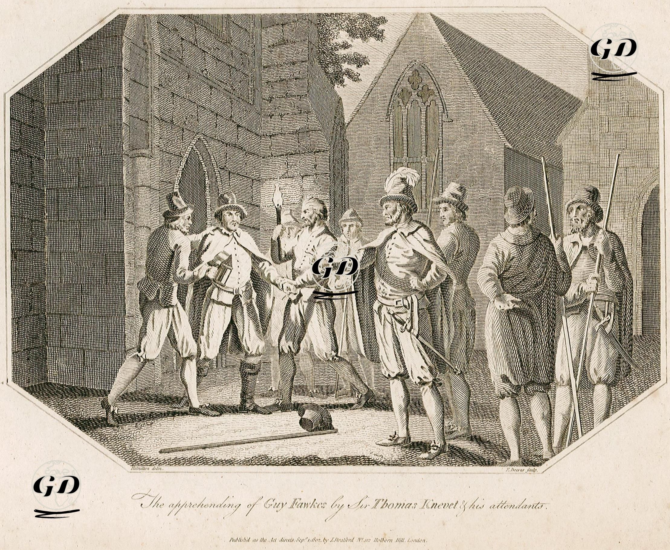 The Apprehending Of Guy Fawkes By Sir Thomas Knevet & His Attendants - William Hamilton (1751-1801) - 1802