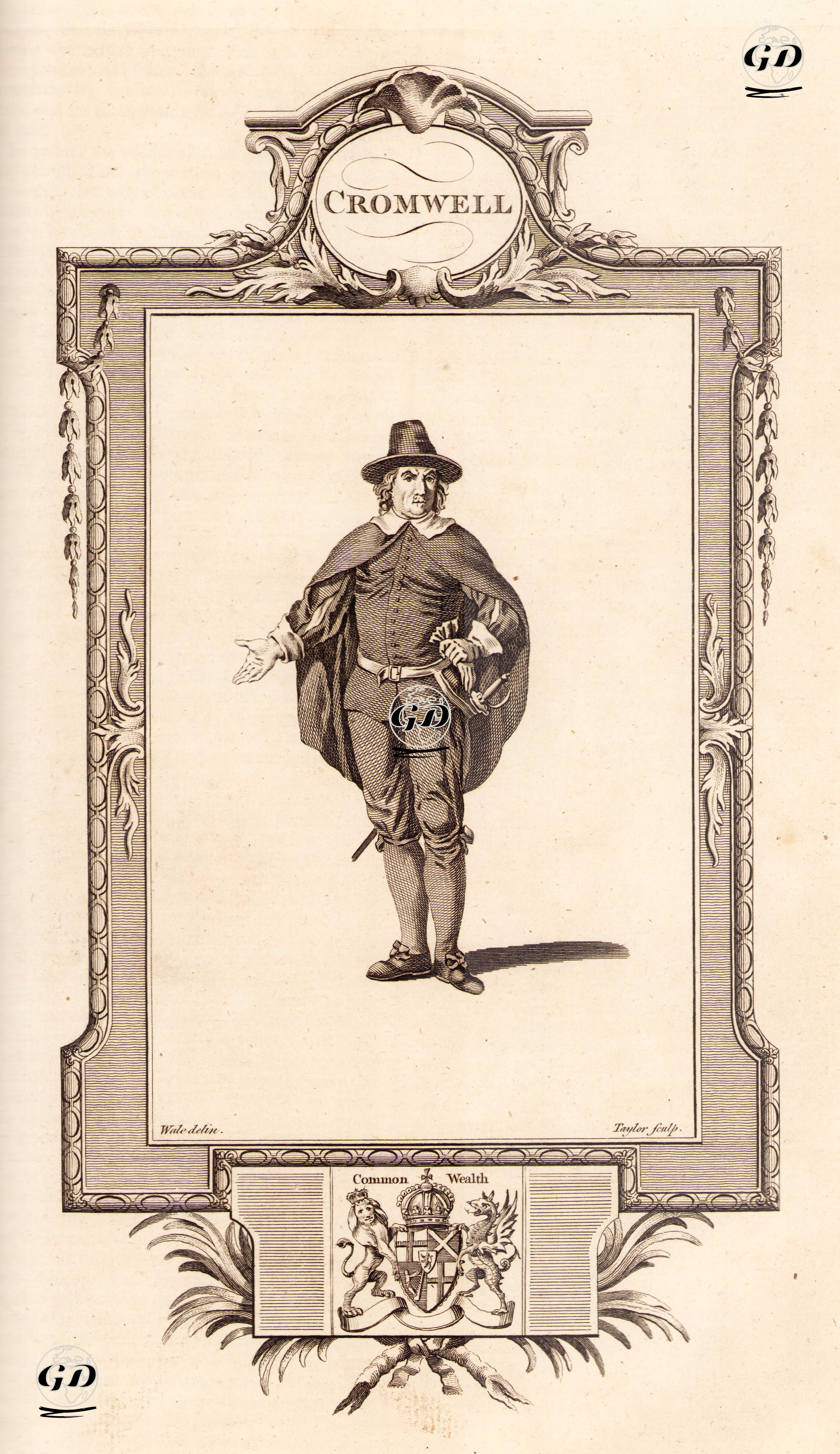 Cromwell - Samuel Wale (1721-1786) - 1780