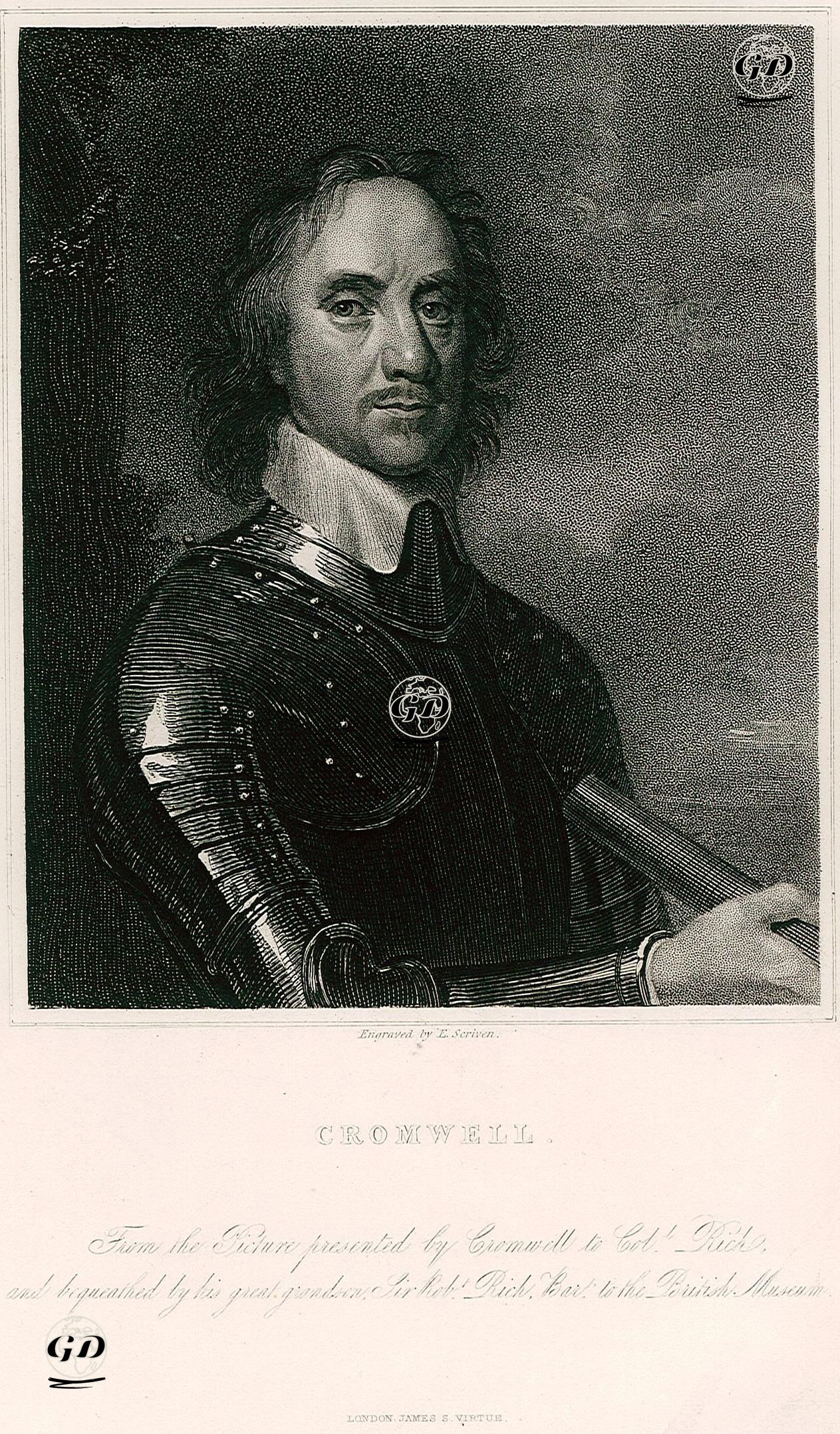 Oliver Cromwell -  - 1859