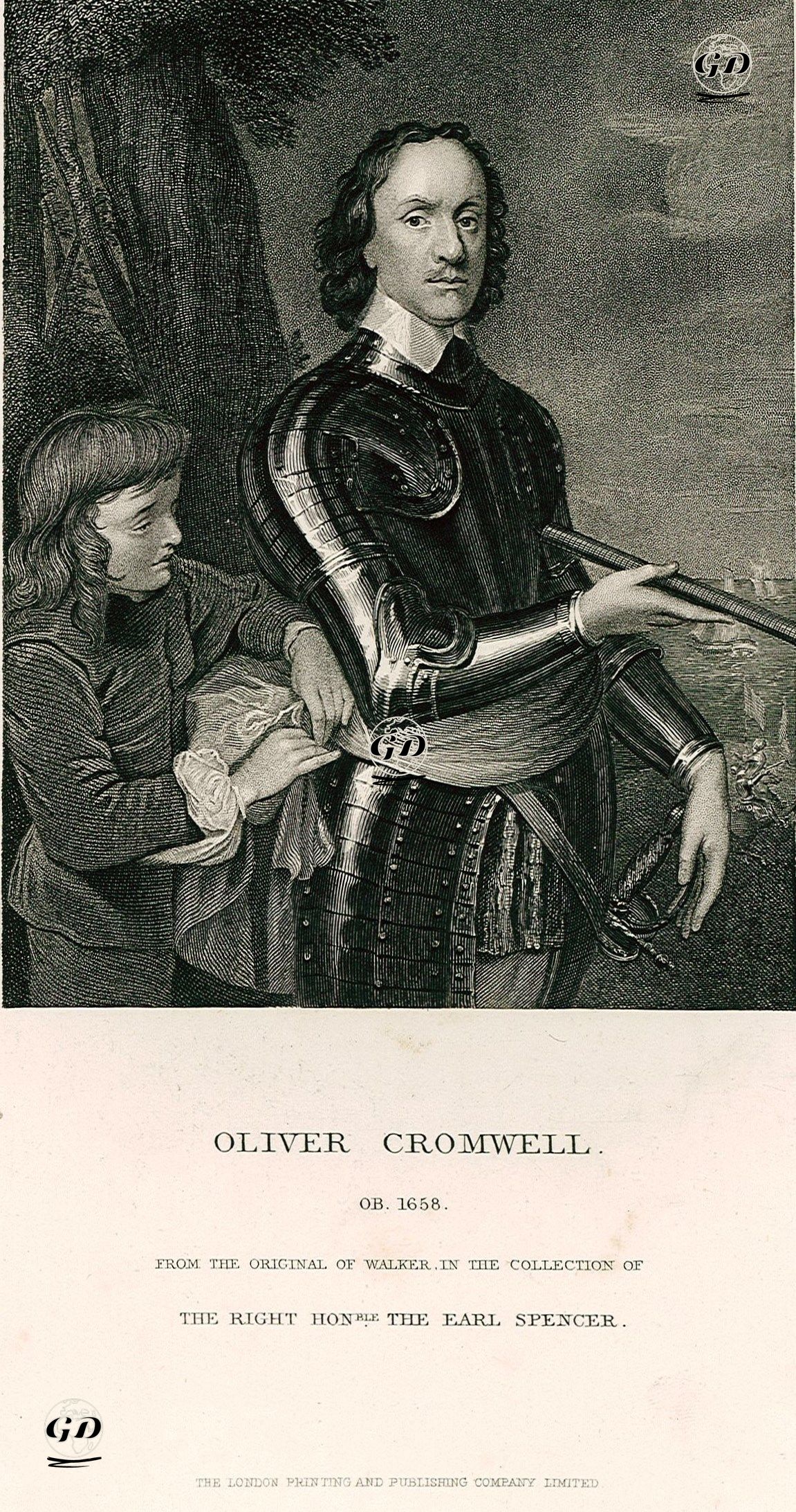 Oliver Cromwell - Robert Walker (1599-1658) - 1880