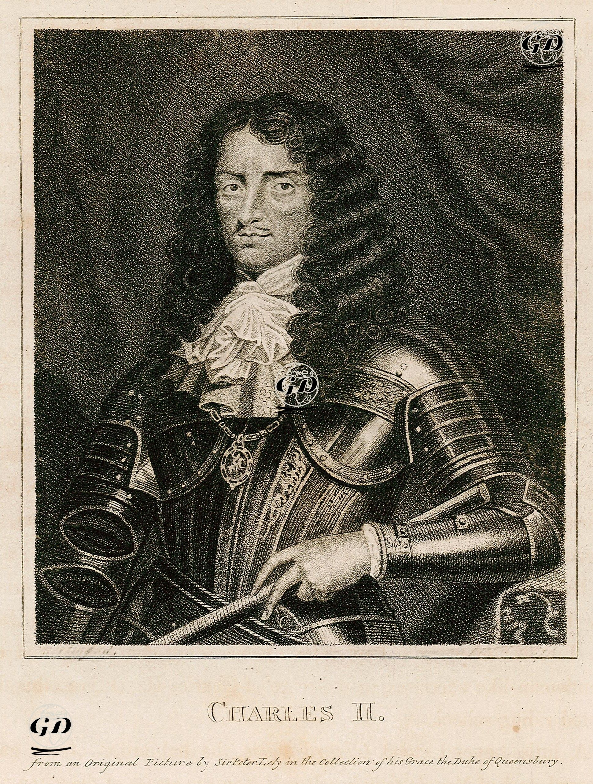 İngiltere Kralı II.Charles - Peter Lely (1618-1680) - 1803
