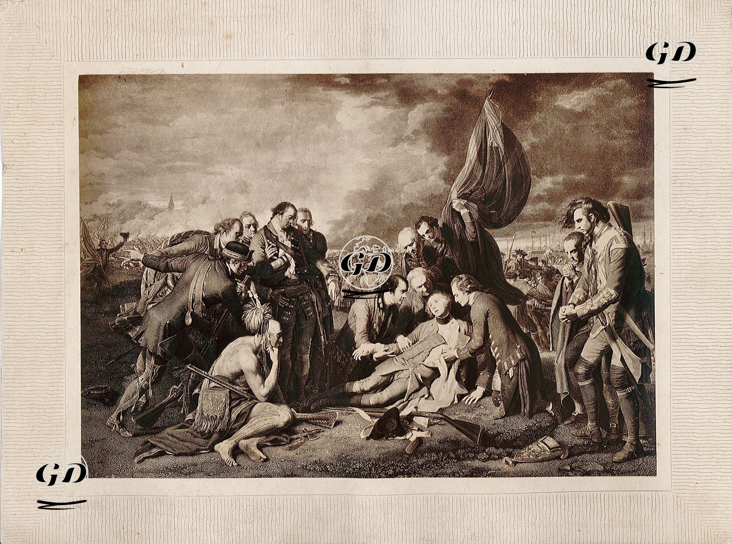 The Death Of General Wolfe (Quebec) -  - 1850's-1890's