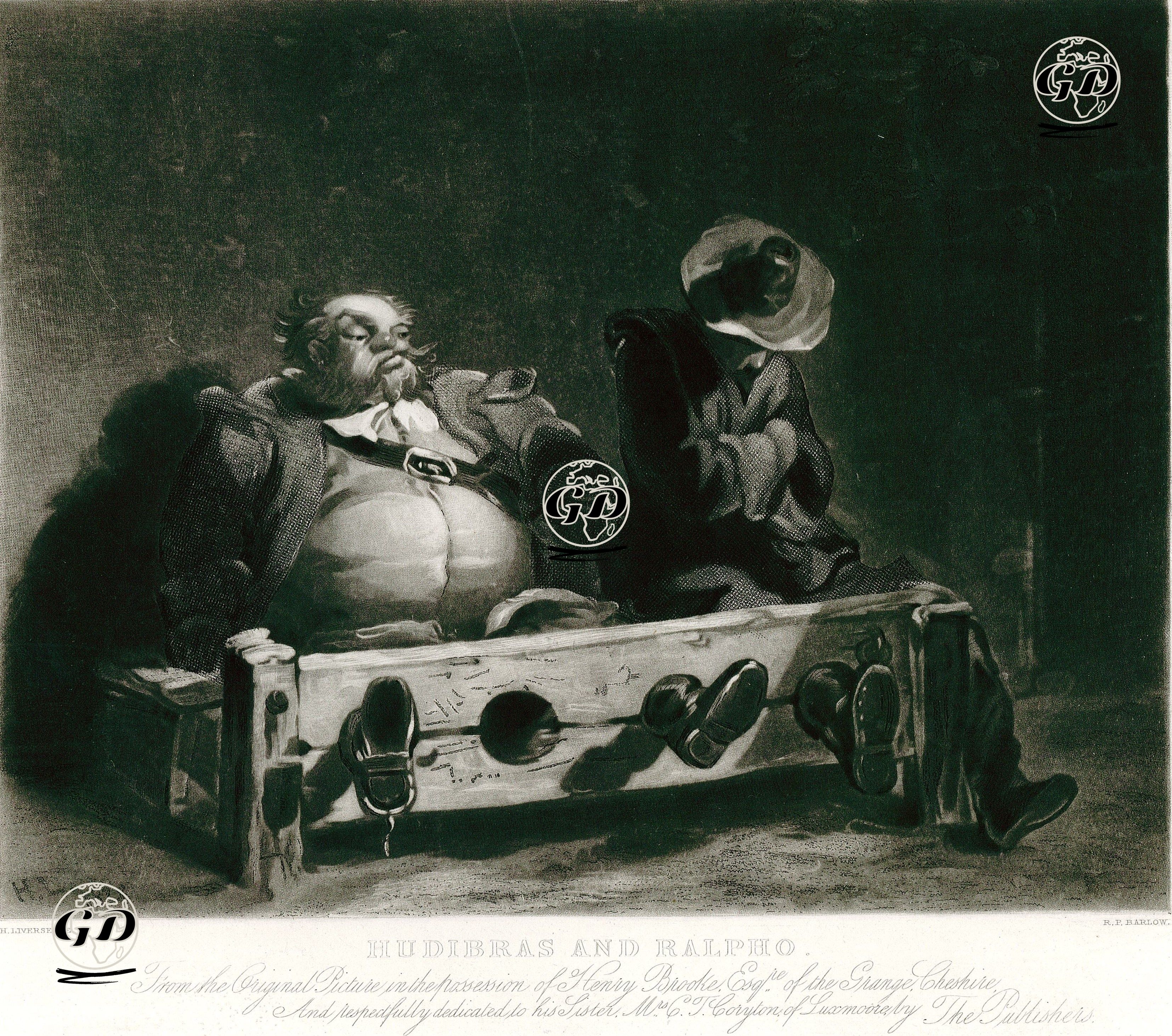 Hudibras Ve Ralpho - Henry Liverseege(1803-1832) - 1875