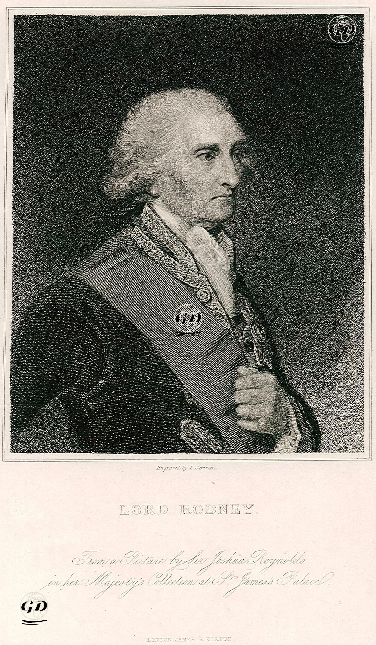 Amiral George Brydges Rodney - Joshua Reynolds (1723-1792) - 1859
