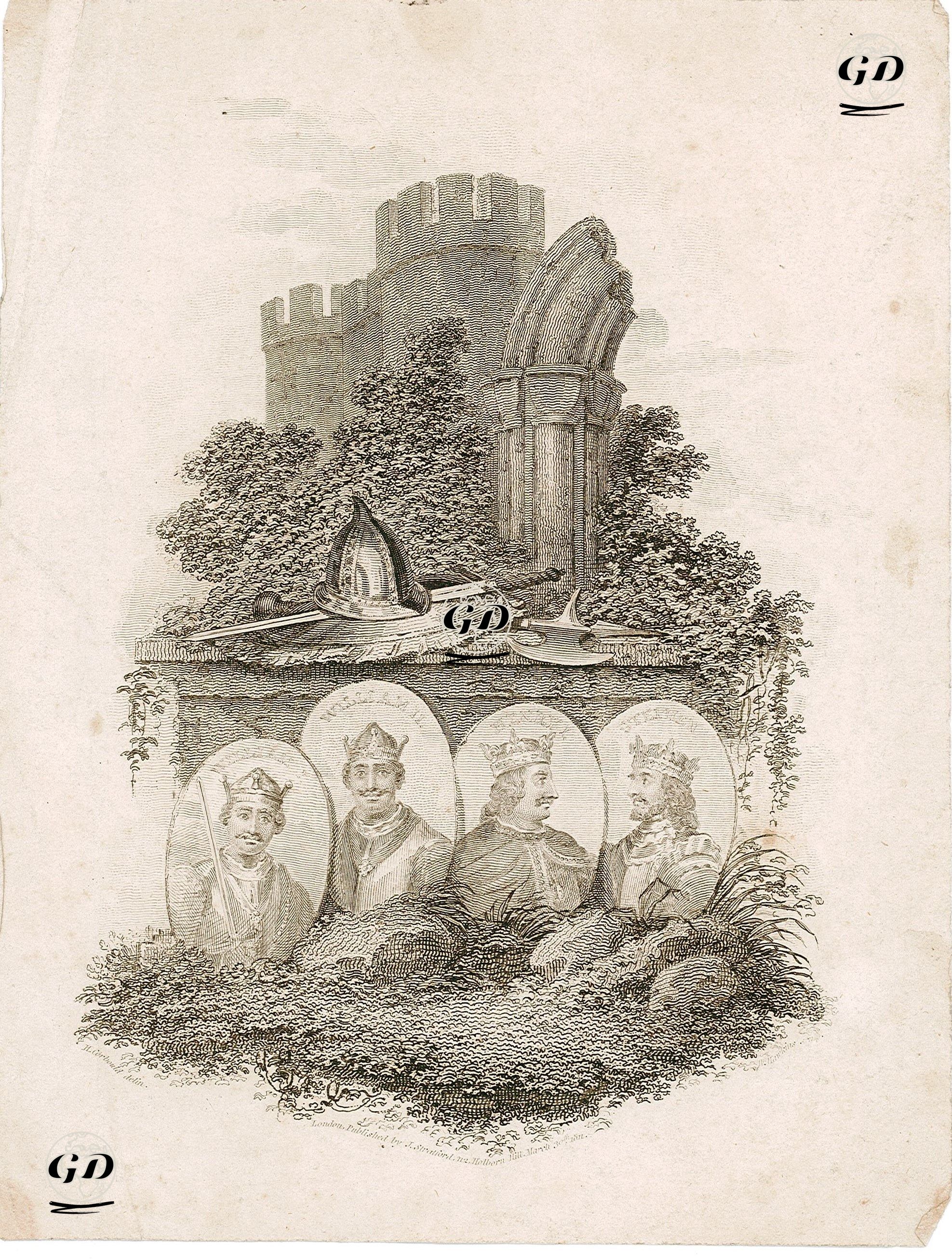 William I, William II, Henry I, Stephen - Henry Corbould (1787-1844) - 1811
