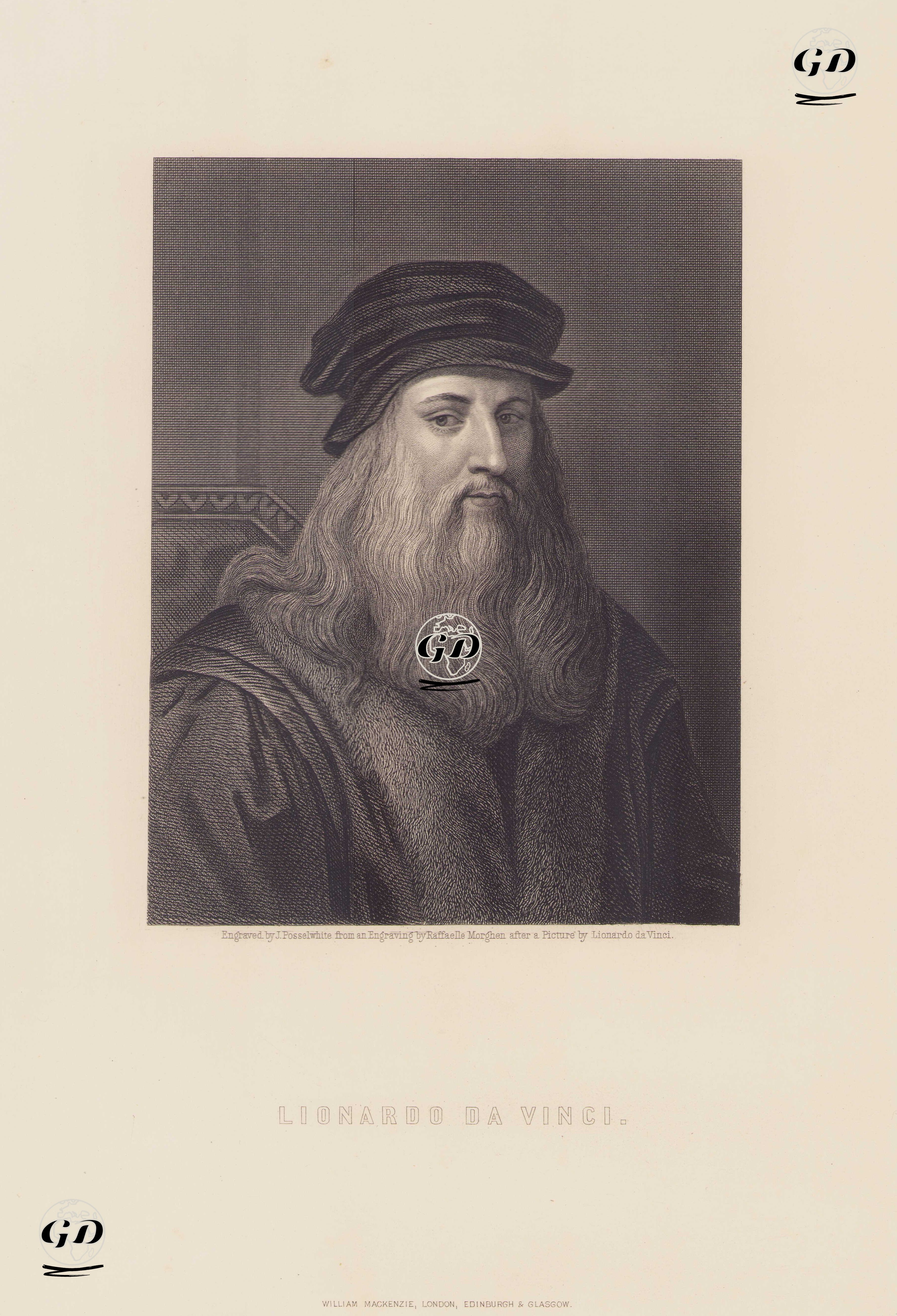 Lionardo da Vinci - Leonardo da Vinci (1452-1519) - 1850`s