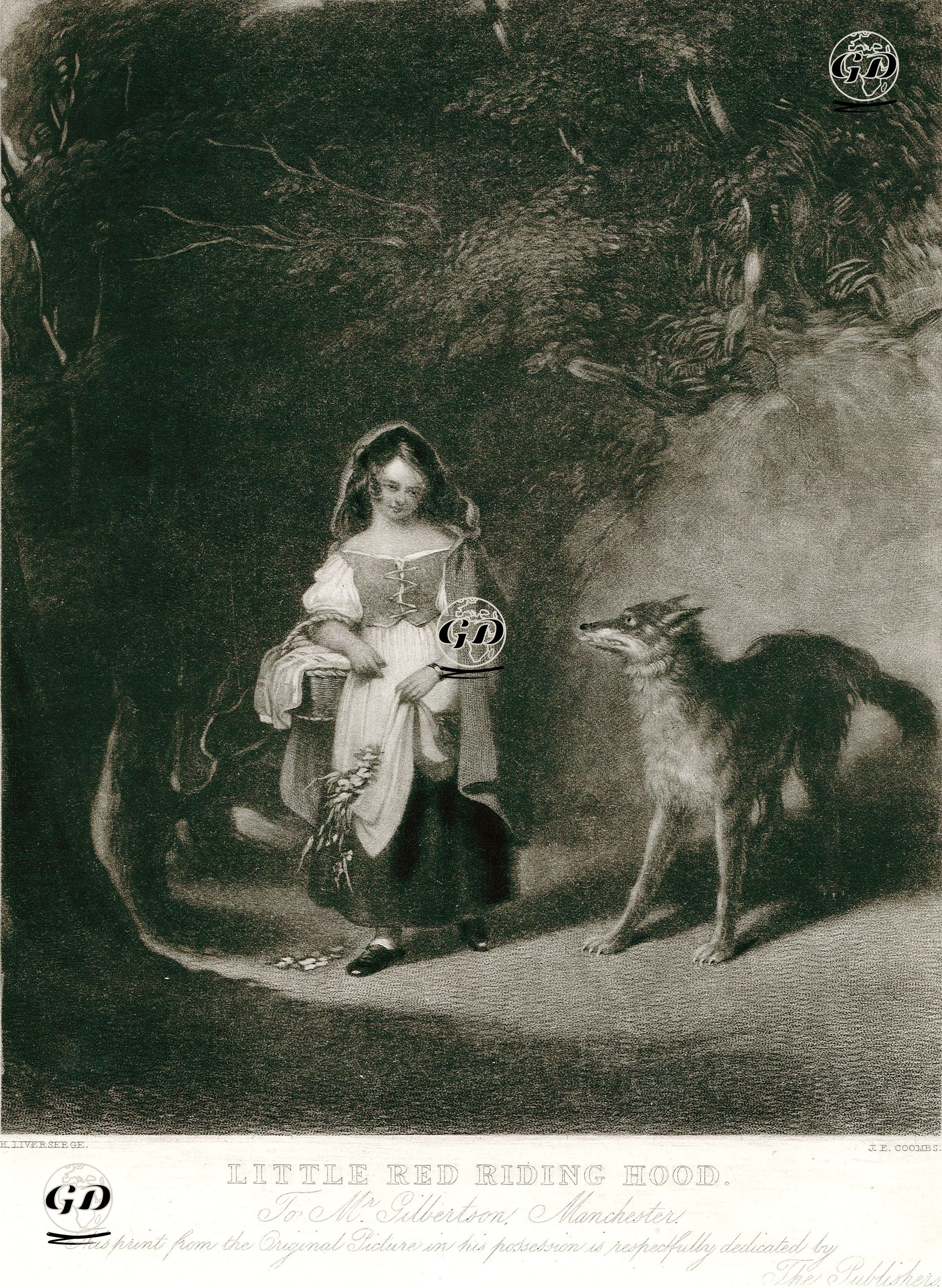 Little Red Riding Hood - Henry Liverseege(1803-1832) - 1875