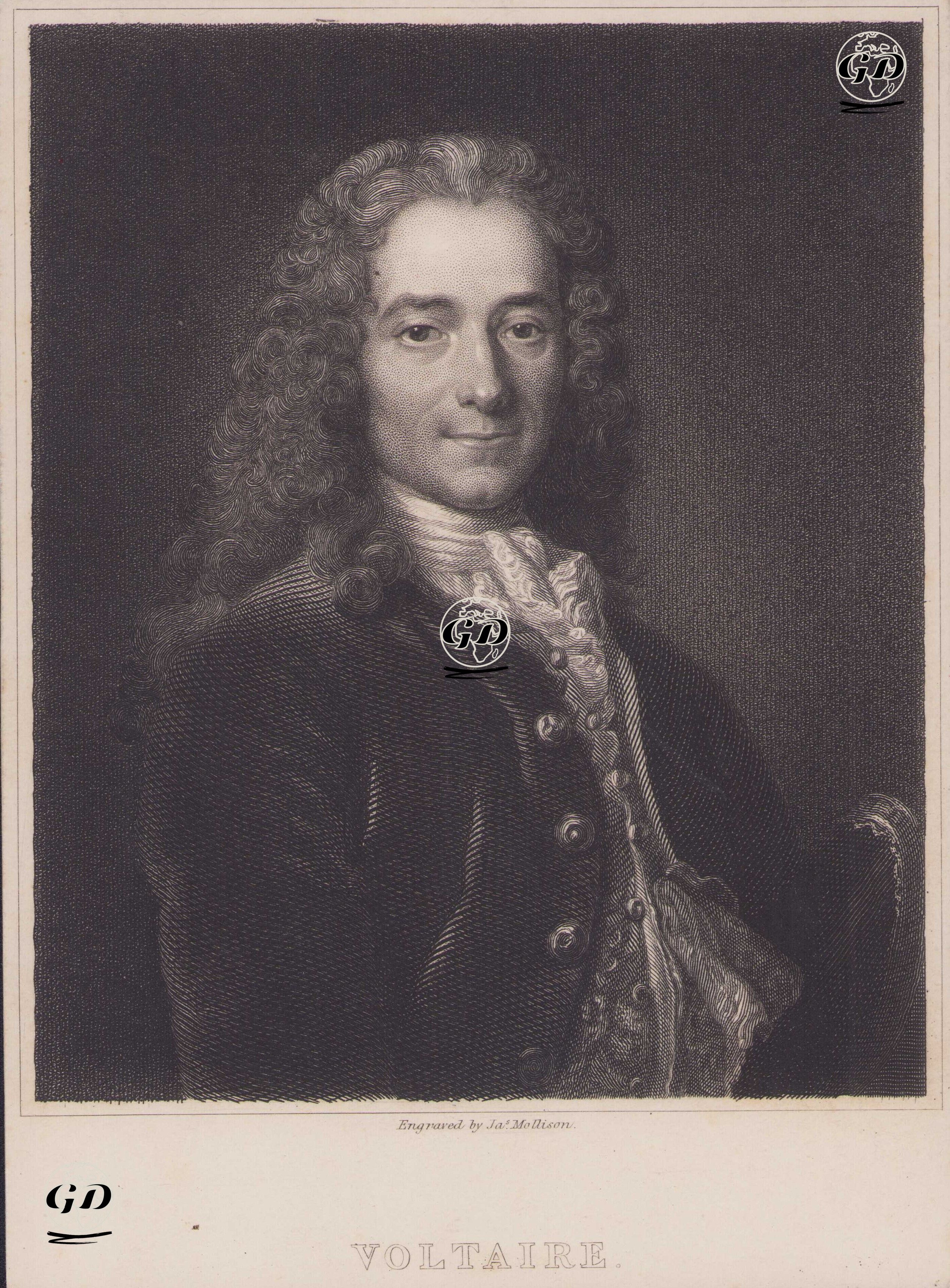 Voltaire (François-Marie Arouet) -  - 1830`s