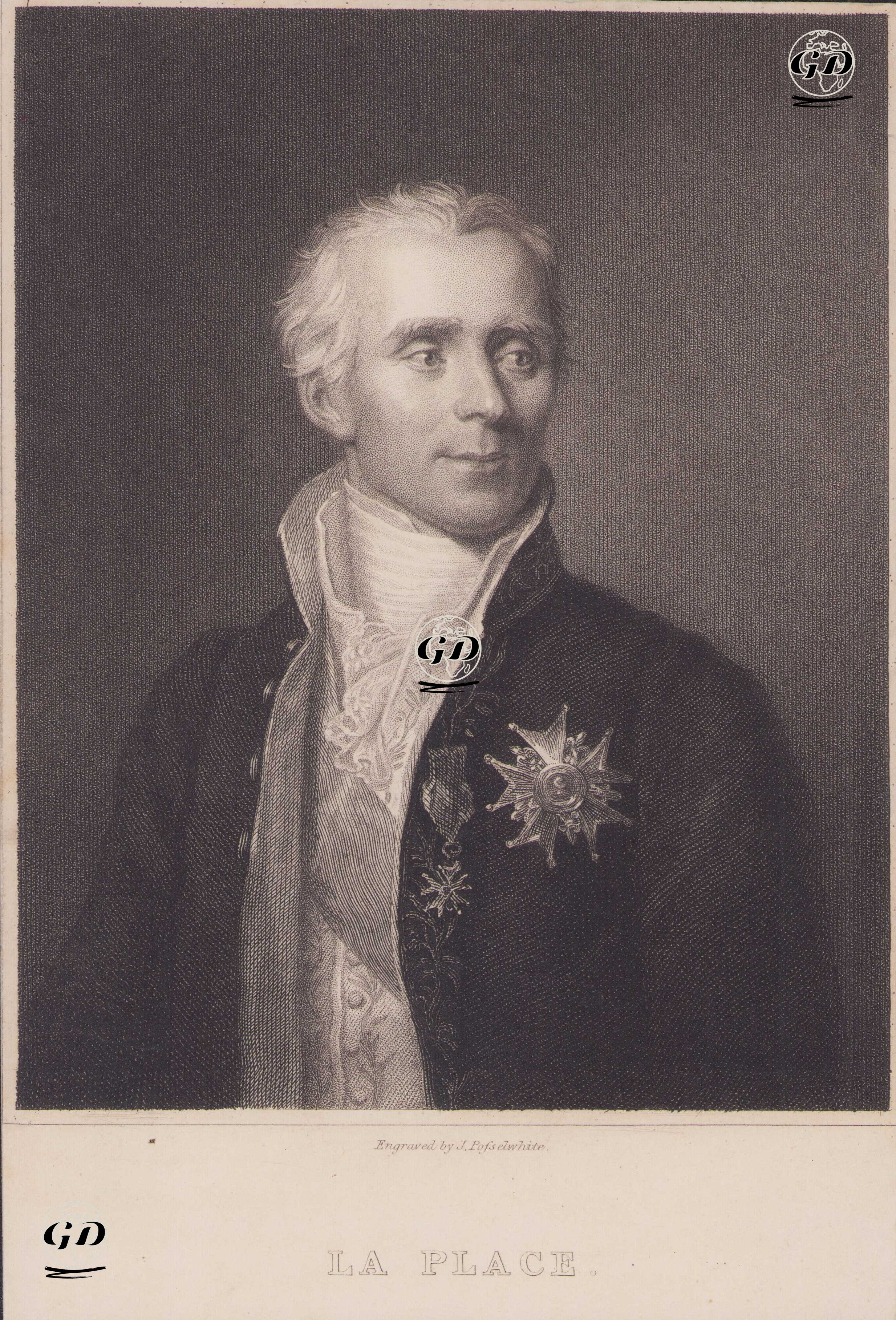 La Place (Pierre Simon Laplace) -  - 1830`s