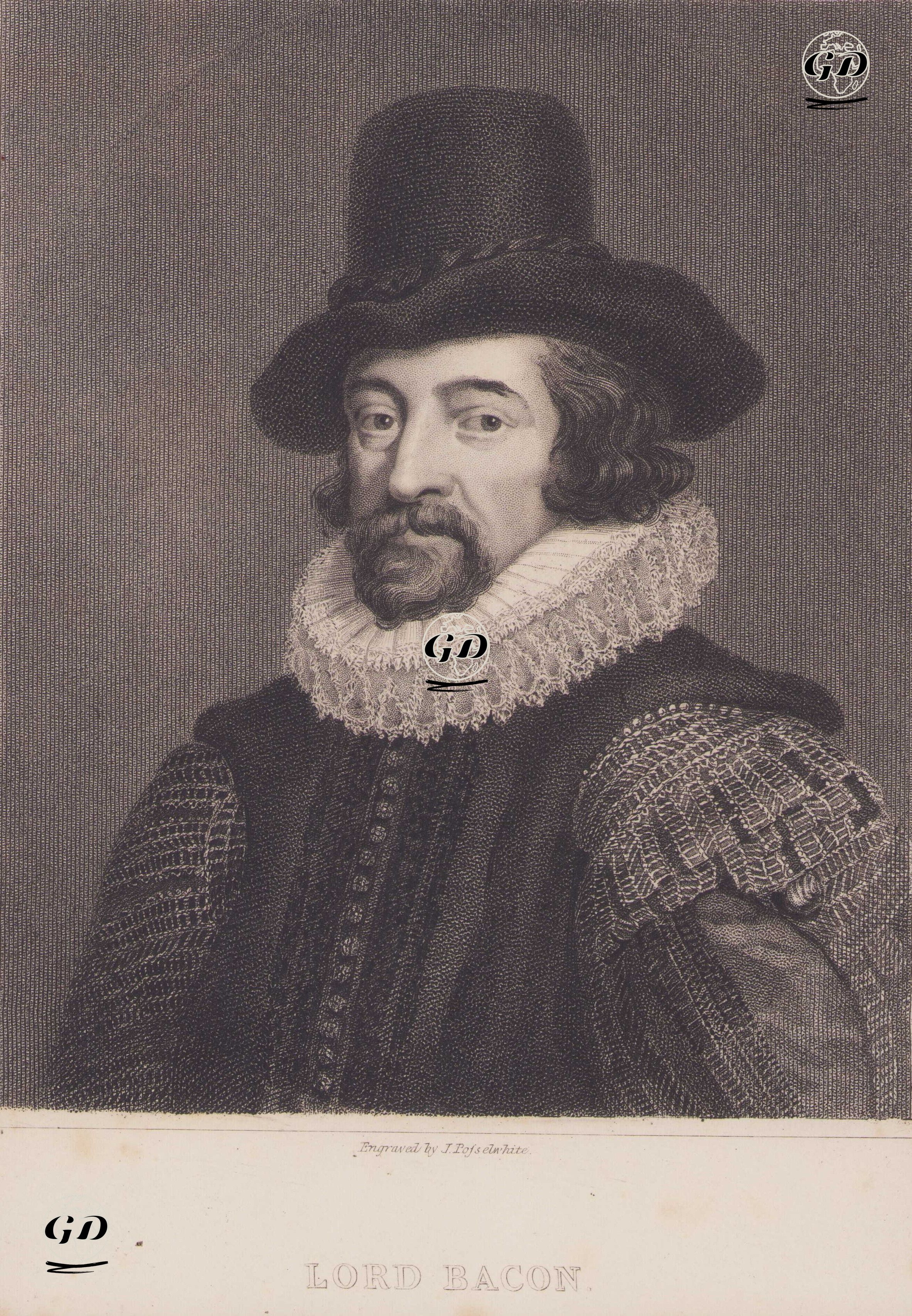 Lord Bacon (Lord Verulam-Francis Bacon) -  - 1830`s