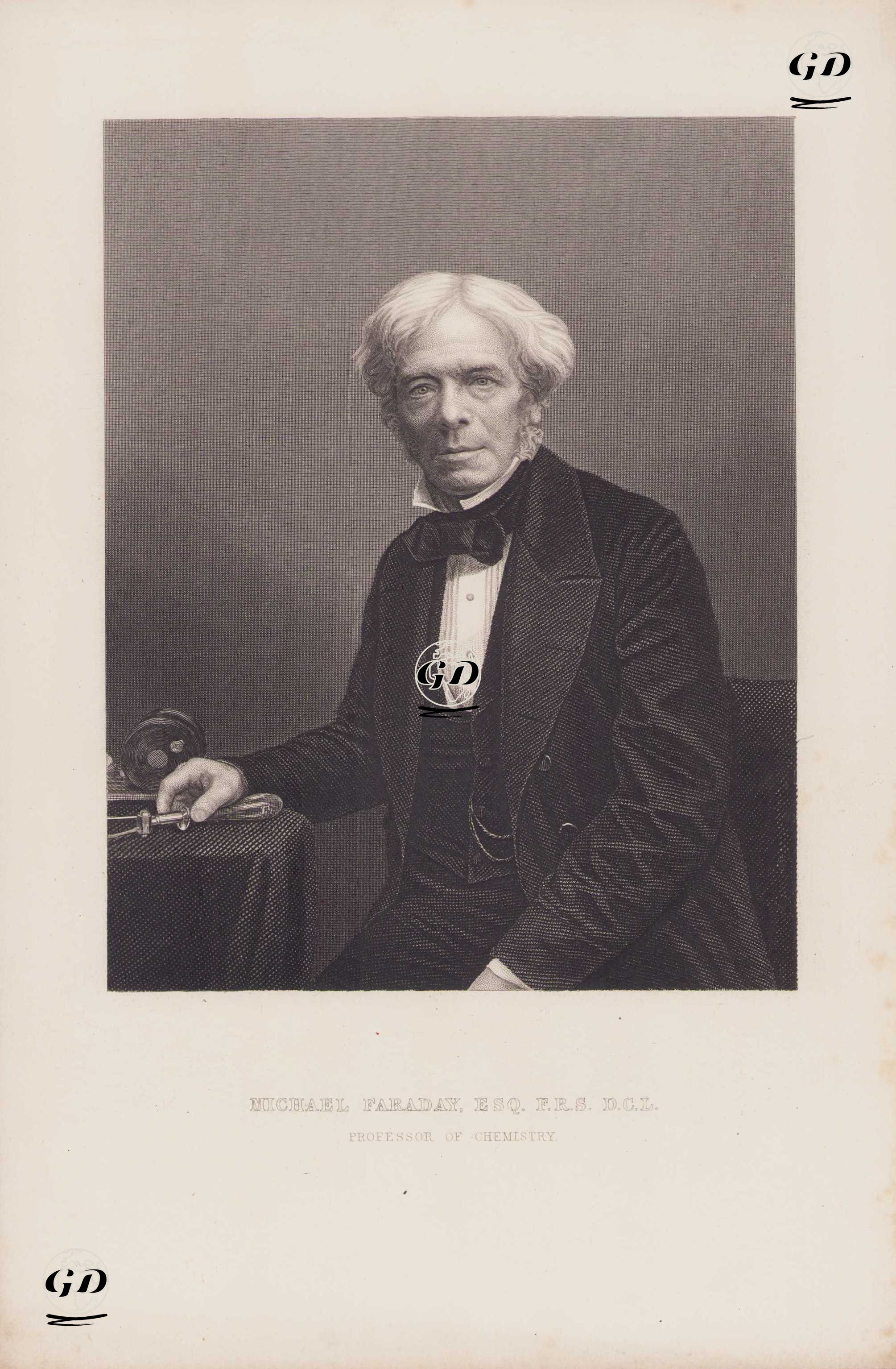 Kimya Profesörü Micheal Faraday -  - 1850's-1860`s