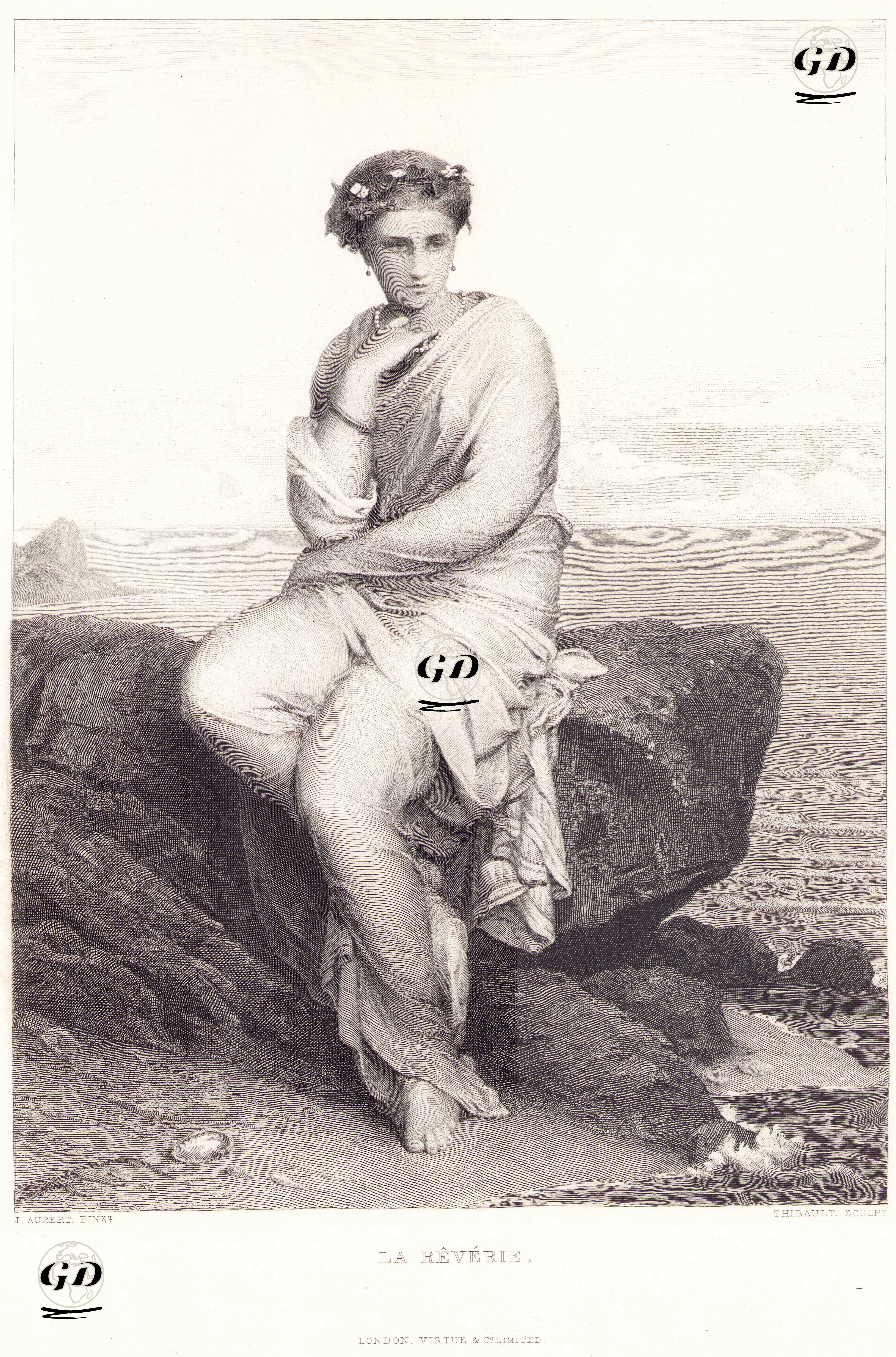 La Reverie - Jean Ernest Aubert (1824-1906) - 1878