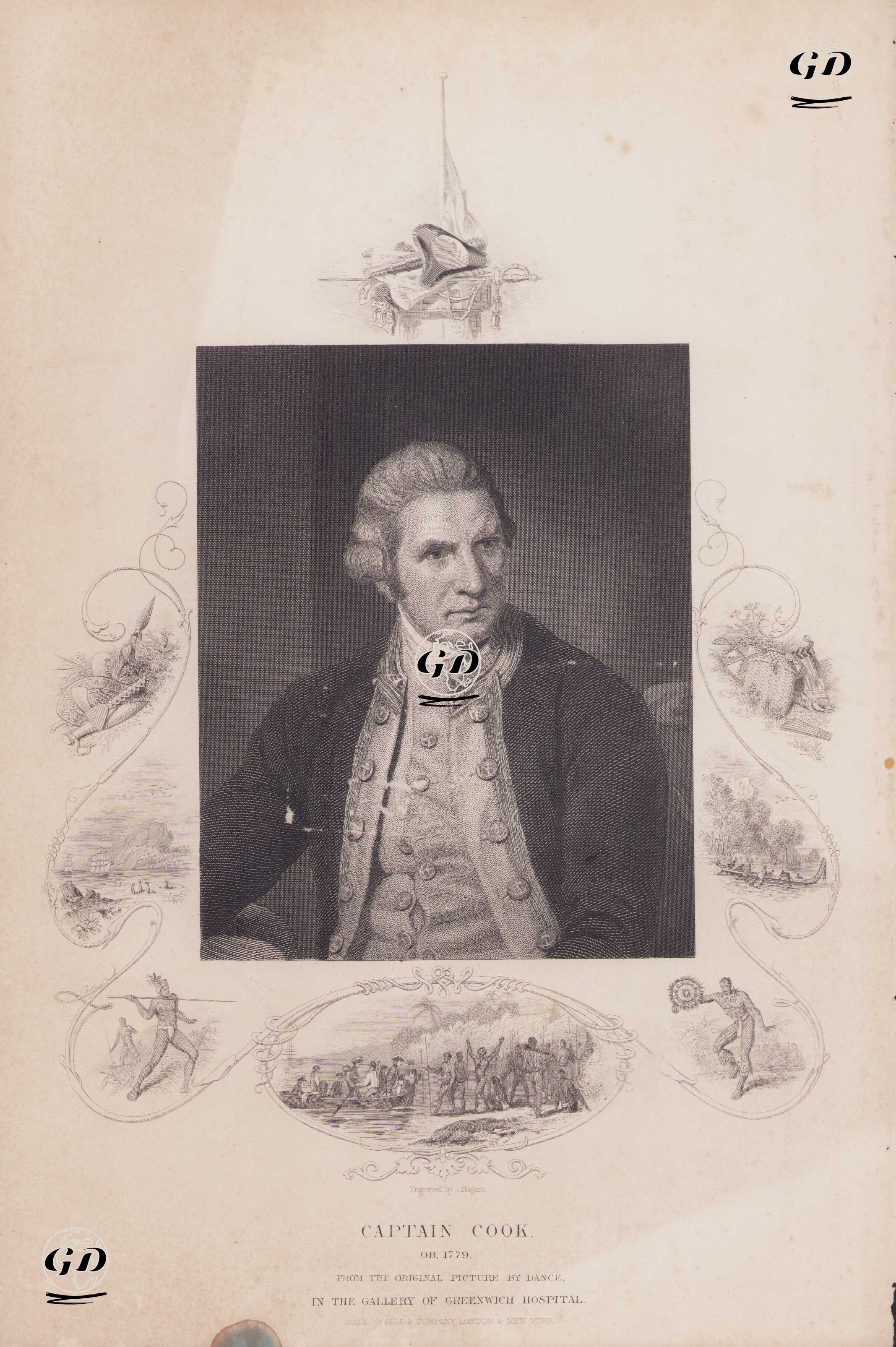 Kaptan James Cook - Nathaniel Dance (1735-1811) - 1853